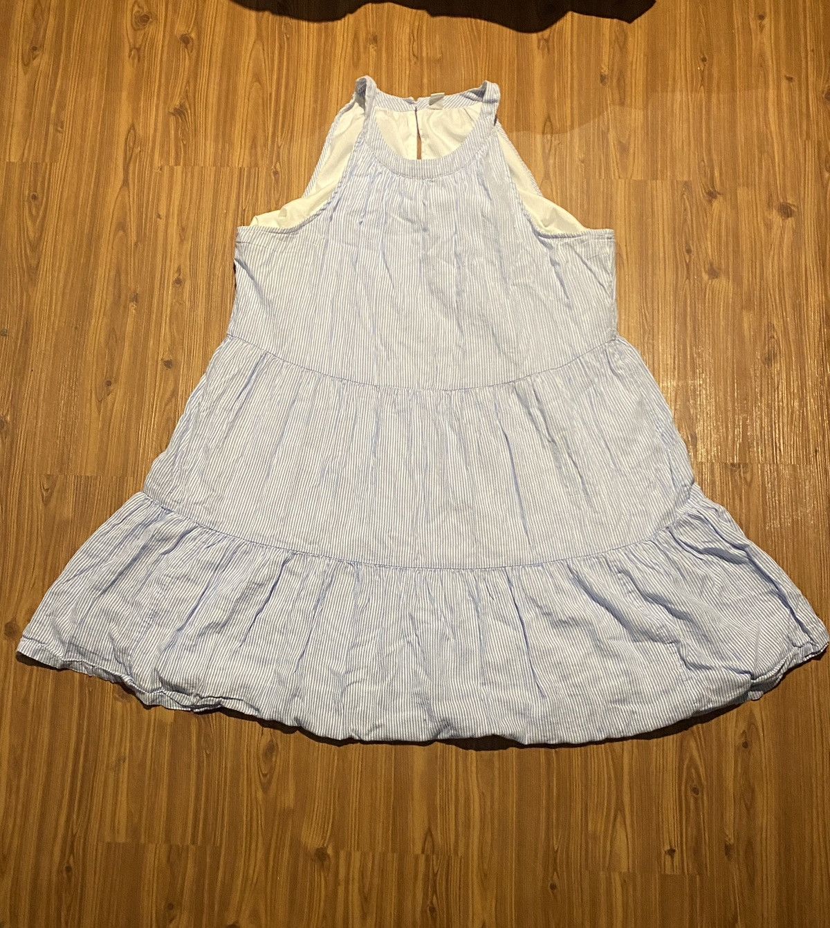 Old Navy Old Navy Striped Blue and White Midi Dress Size XL / US 12-14 / IT 48-50 - 1 Thumbnail