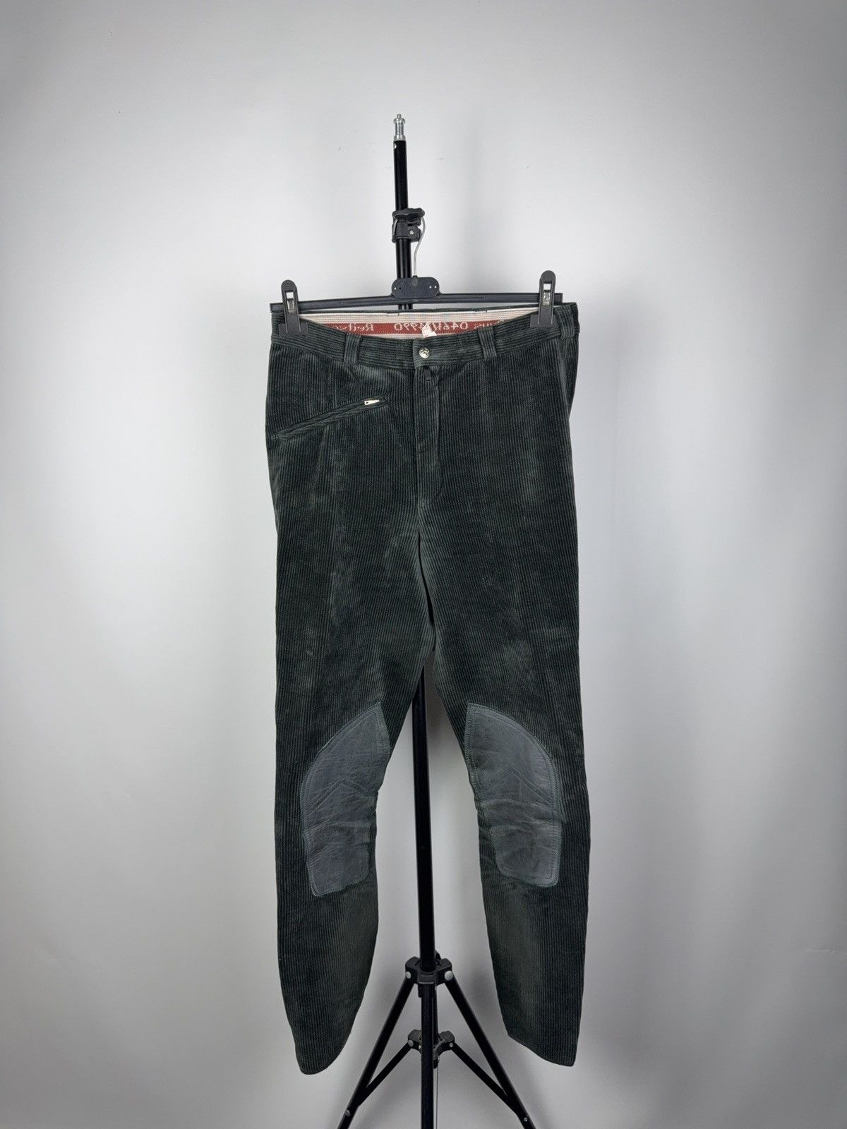 Japanese Brand × Vintage Vintage 80s 90s Velvet Horse pants leather knees y2k Size 28" / US 6 / IT 42 - 1 Thumbnail
