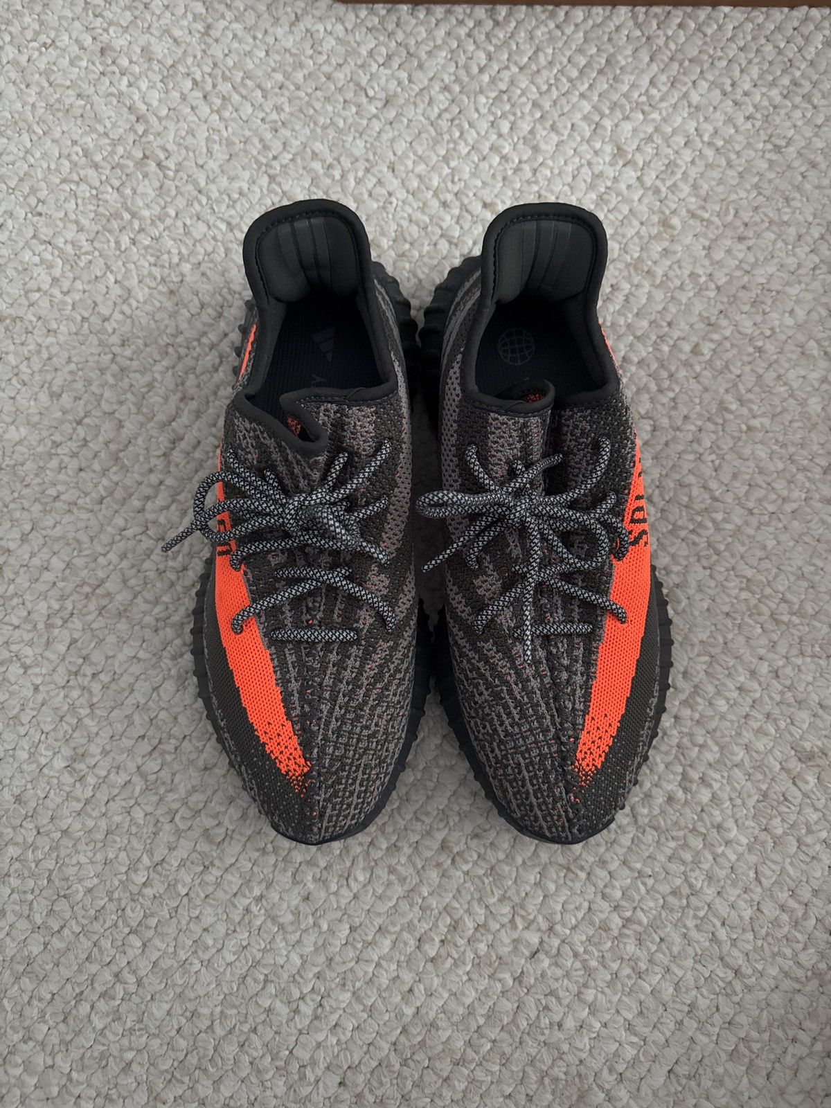 Adidas × Hypebeast × Kanye West Yeezy Boost 350 V2 Carbon Beluga Size US 10.5 / EU 43-44 - 3 Thumbnail