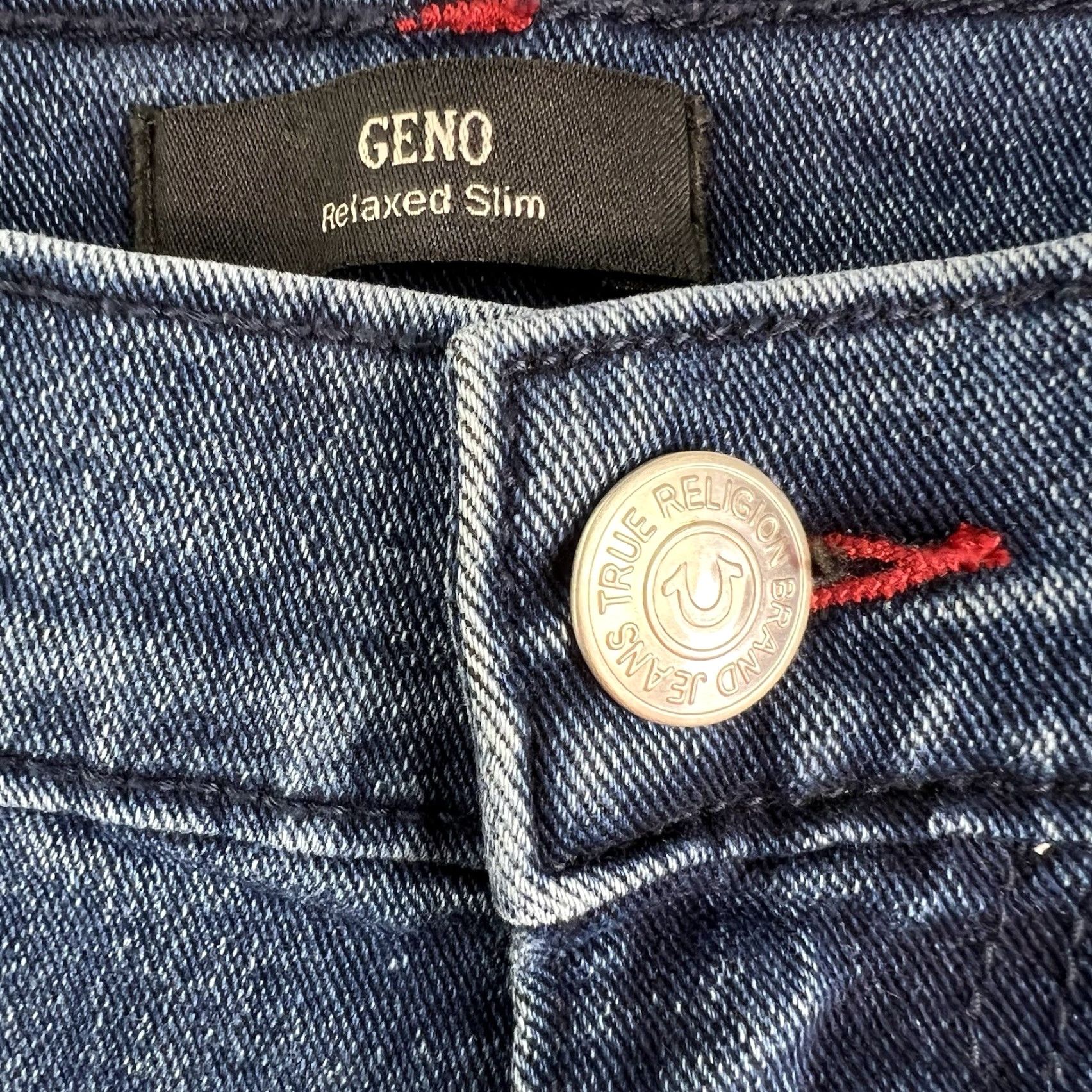 True Religion True Religion Geno Slim Jeans Men’s Size 32x32 Blue 5-Pocket Denim Size US 32 / EU 48 - 5 Thumbnail