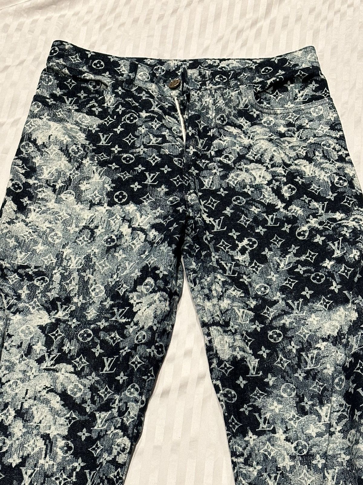 SS21 Blue “Monogram Tapestry” Denim Louis Vuitton