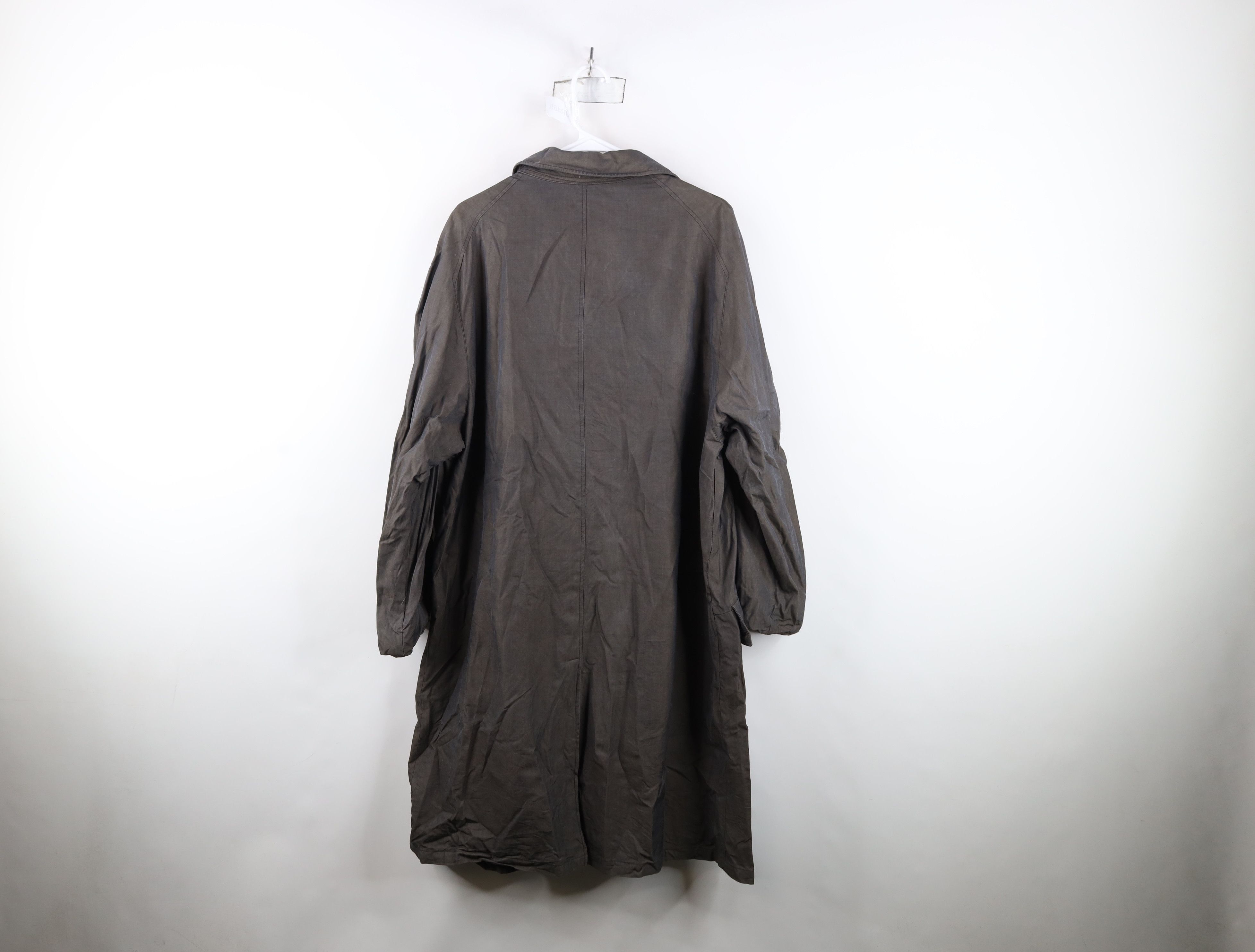 Vintage Vintage 50s 60s Streetwear Trench Coat Rain Jacket Gray USA Size US XXL / EU 58 / 5 - 13 Thumbnail