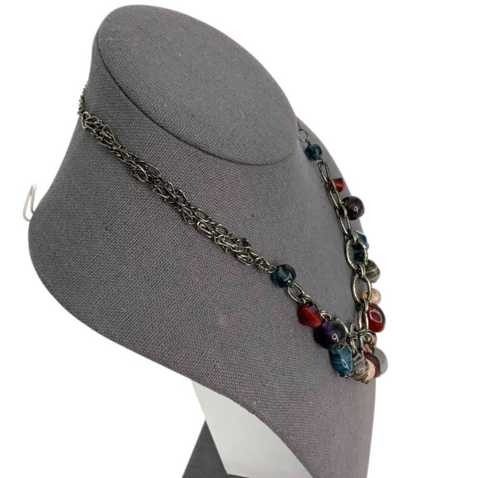 Other Premier Designs Vintage Glass Bead Chain Link Necklace Size ONE SIZE - 3 Thumbnail
