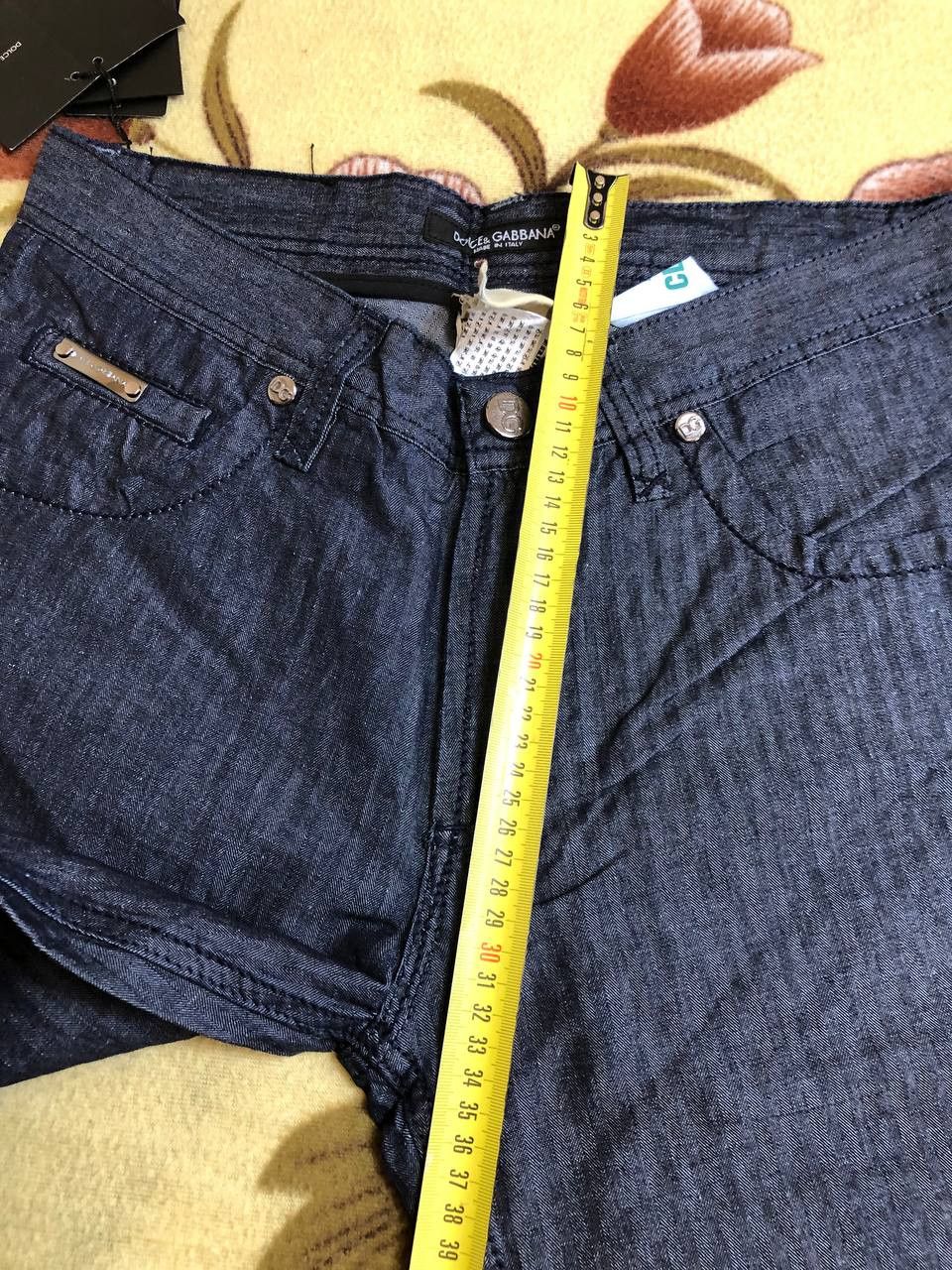 Dolce & Gabbana Dolce Gabbana D&G Mens Jeans Distressed Straight Pants Size US 33 - 9 Thumbnail