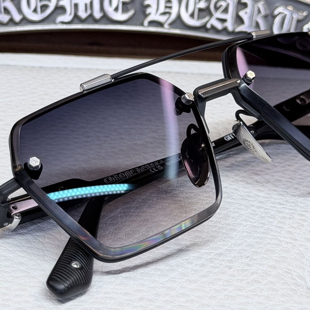 Chrome Hearts Chrome Hearts GITTERDUN 1/1 Sunglasses Size ONE SIZE - 17 Thumbnail