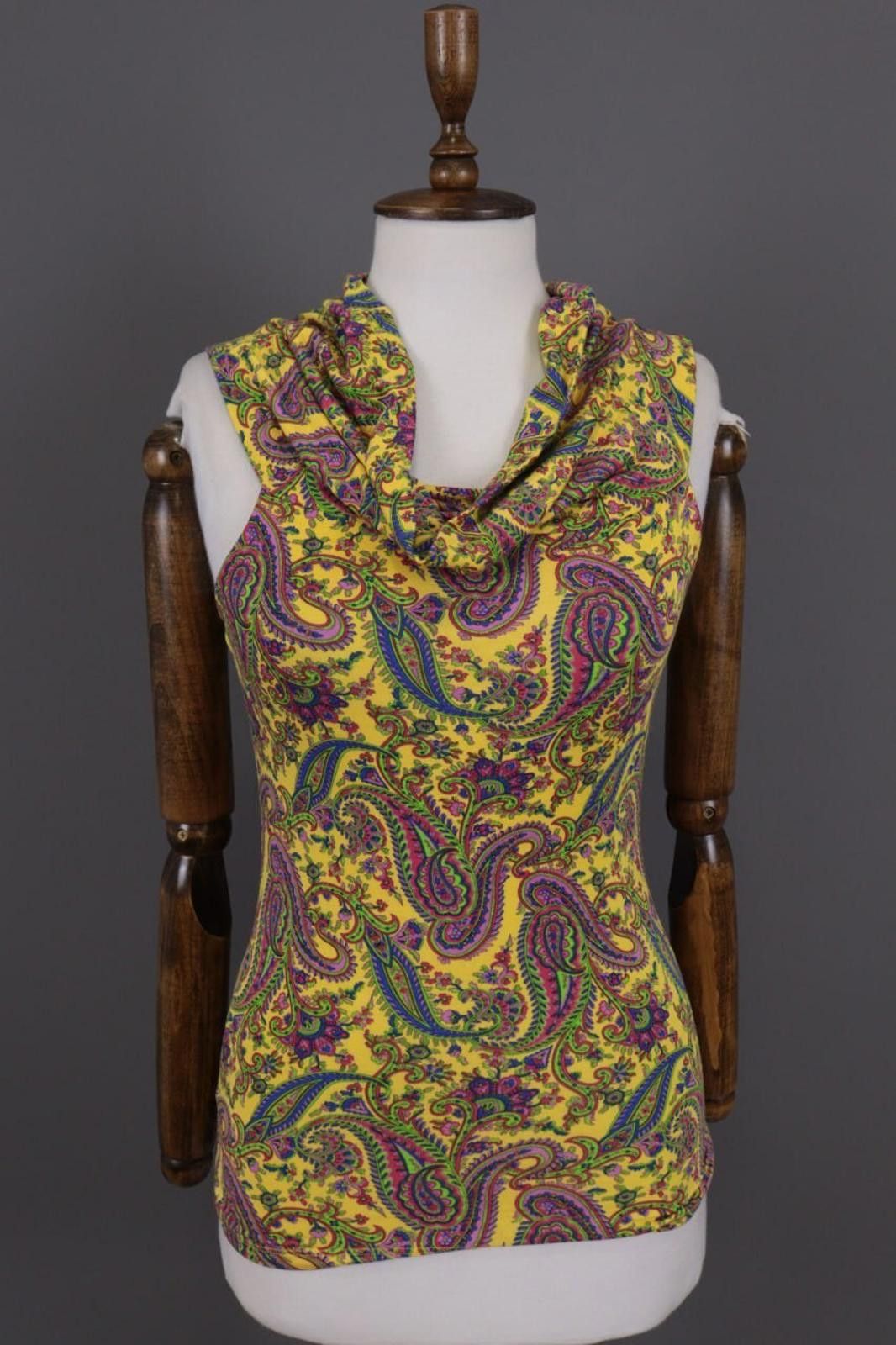 Lauren Ralph Lauren Lauren Ralph Lauren Multicolor Paisley Shirt Size XS Size XS / US 0-2 / IT 36-38 - 1 Thumbnail