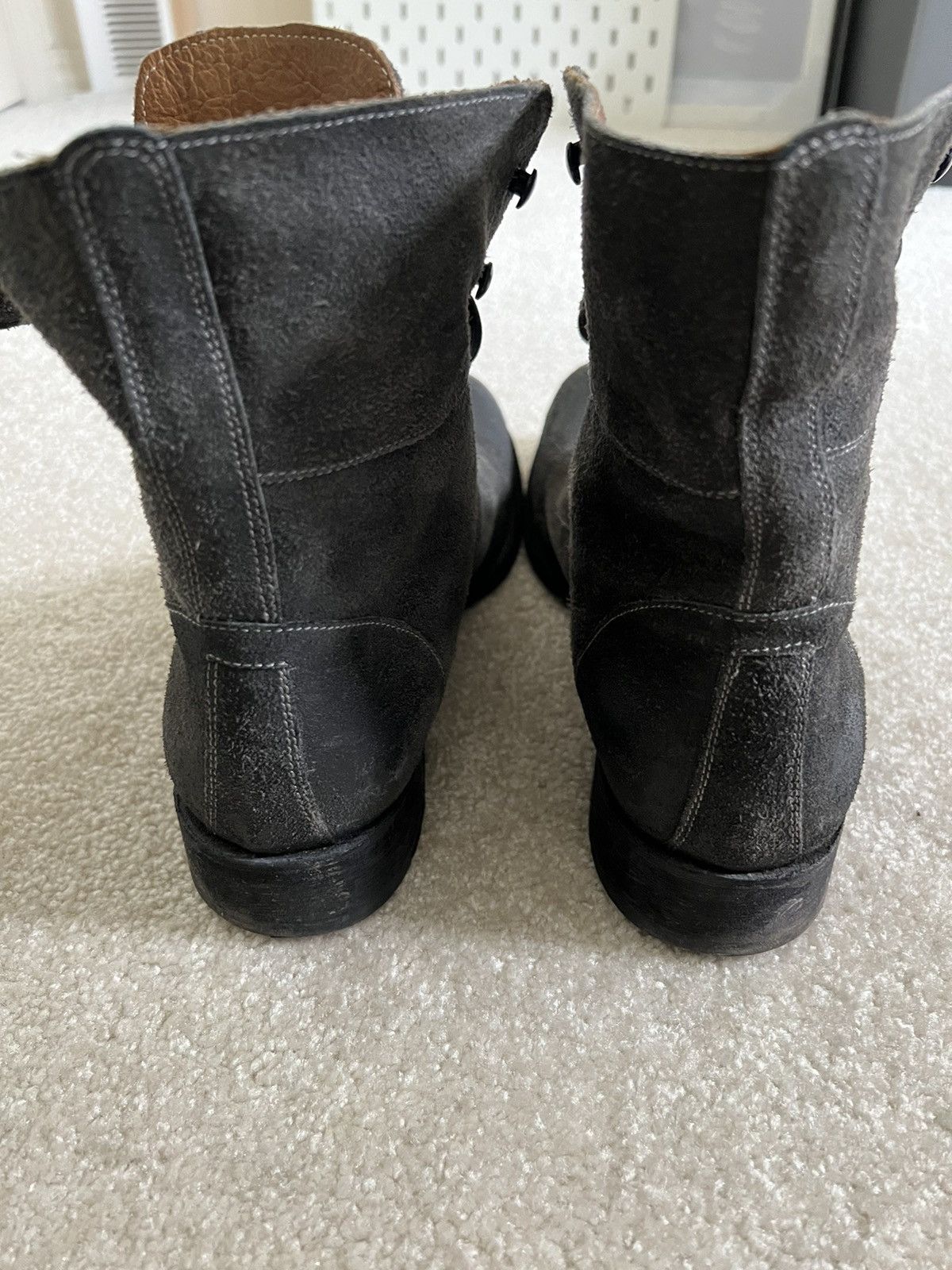 John Varvatos John Varvatos Grey Suede High Boots Size US 8 / EU 41 - 5 Thumbnail