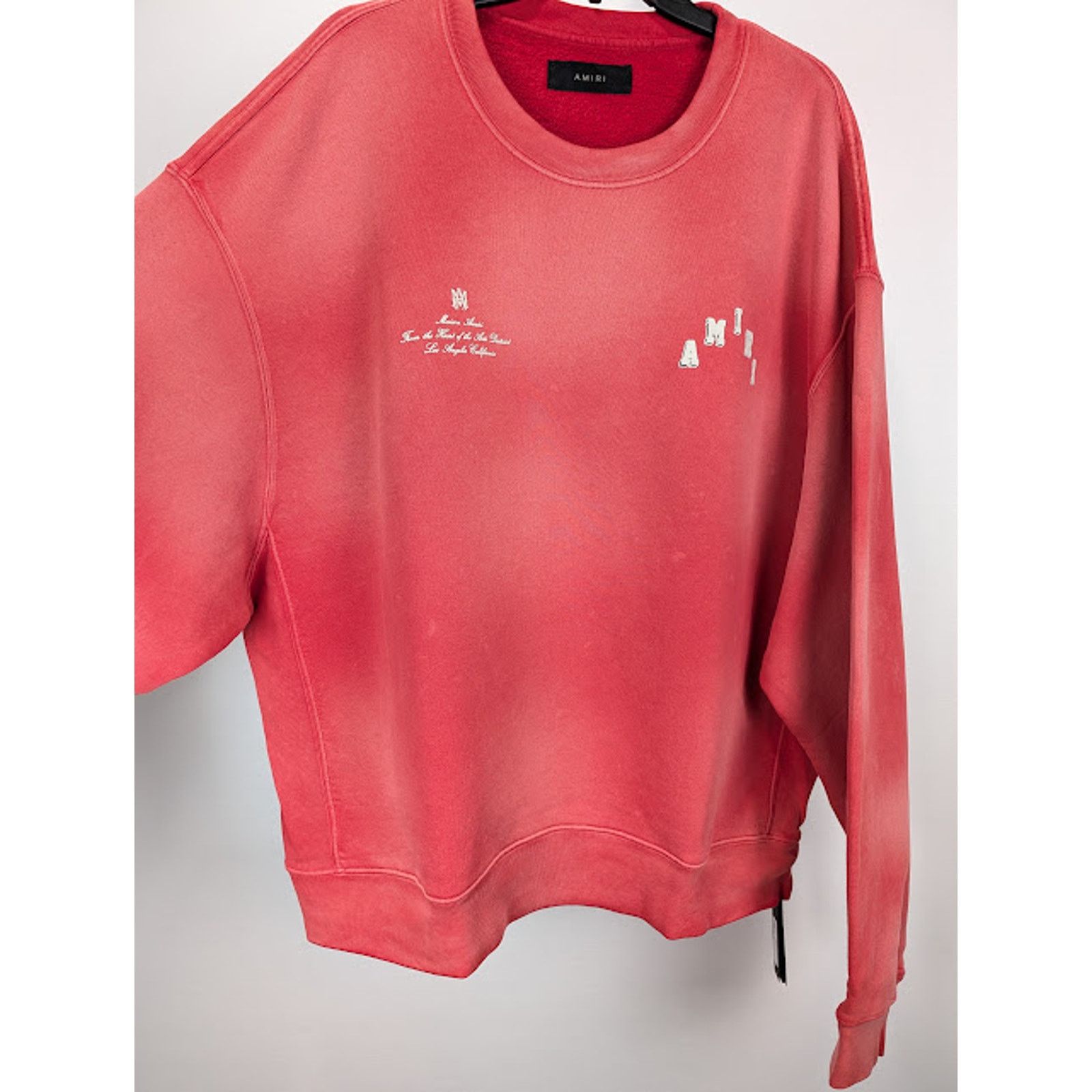 Amiri o1rshd1 Q:2 / Vintage Collegiate Crewneck Sweatshirt in Red Size US M / EU 48-50 / 2 - 10 Thumbnail