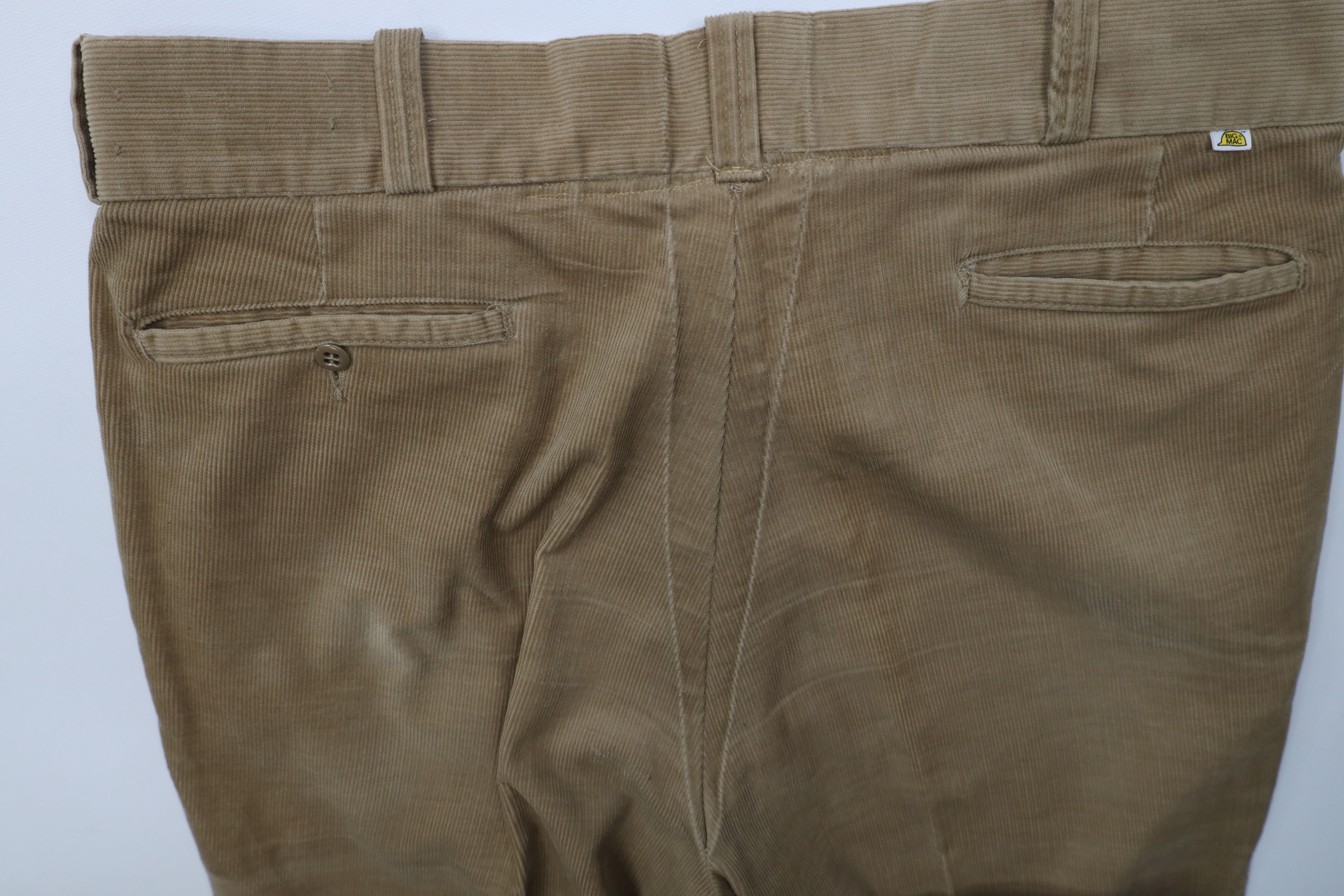 Big Mac Vintage 60s 70s Big Mac Flared Wide Leg Corduroy Pants USA Size US 36 / EU 52 - 14 Thumbnail