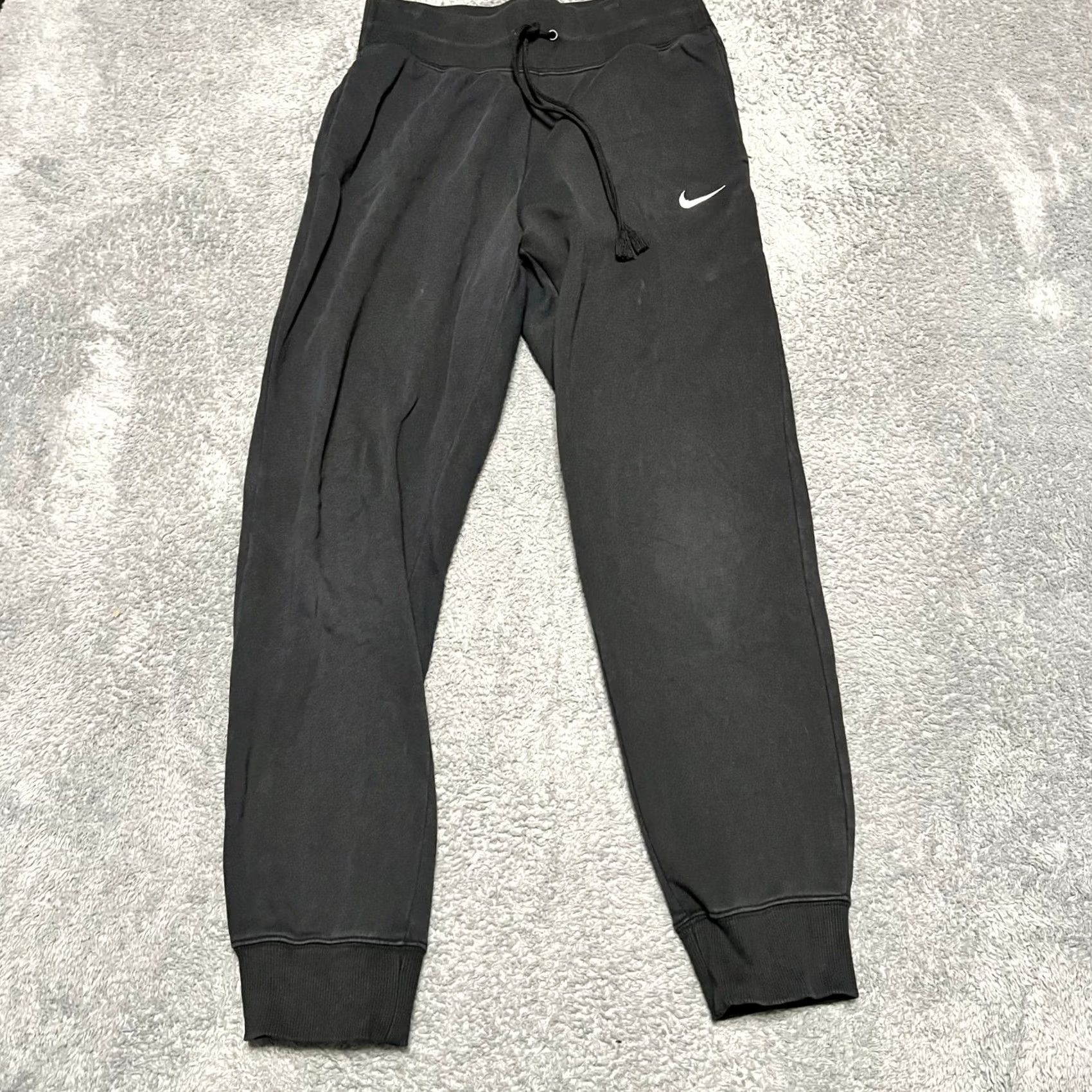 Nike Nike Pants Womens M Black Sweatpants Joggers Phoenix Fleece High Waisted Size 32" / US 10 / IT 46 - 2 Thumbnail