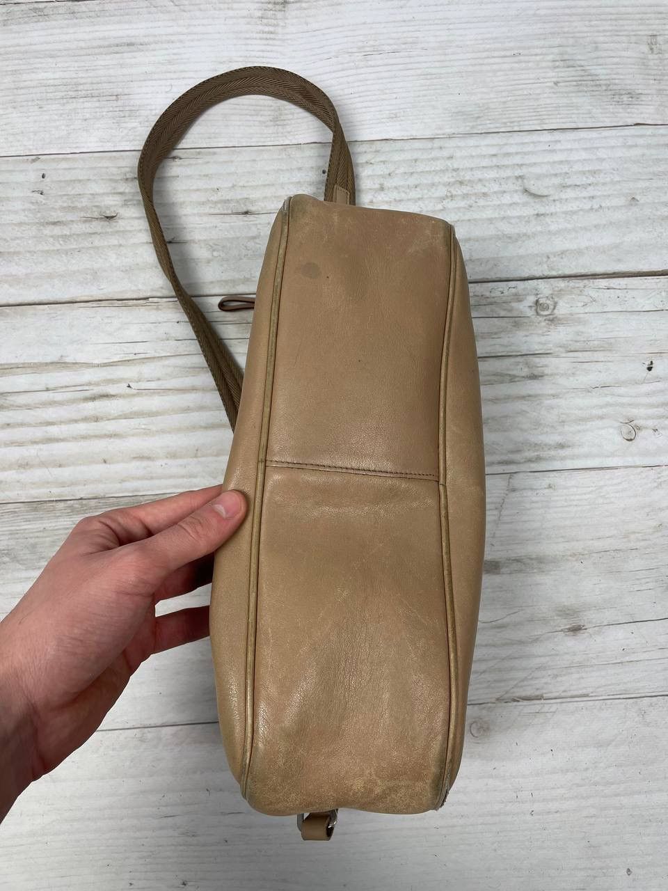 Prada Vintage Prada Leather Hand Bag Shoulders Luxury Size ONE SIZE - 9 Thumbnail
