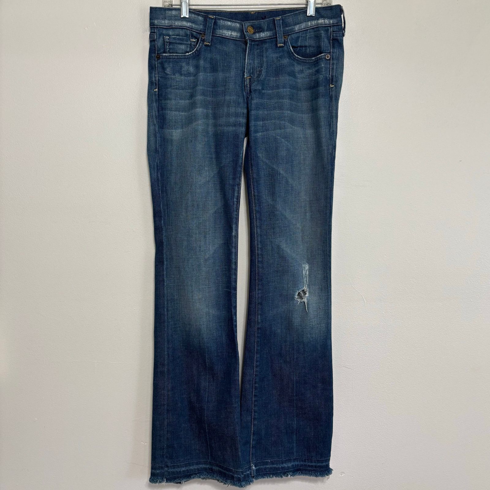 Citizens Of Humanity Citizens of Humanity Elle Bootcut Distressed Jeans Size 28 Size 31" - 1 Thumbnail