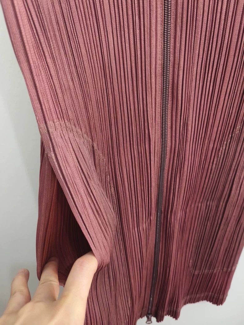 Issey Miyake Issey Miyake size:3 Brown pleated waistcoat Size S / US 4 / IT 40 - 3 Thumbnail