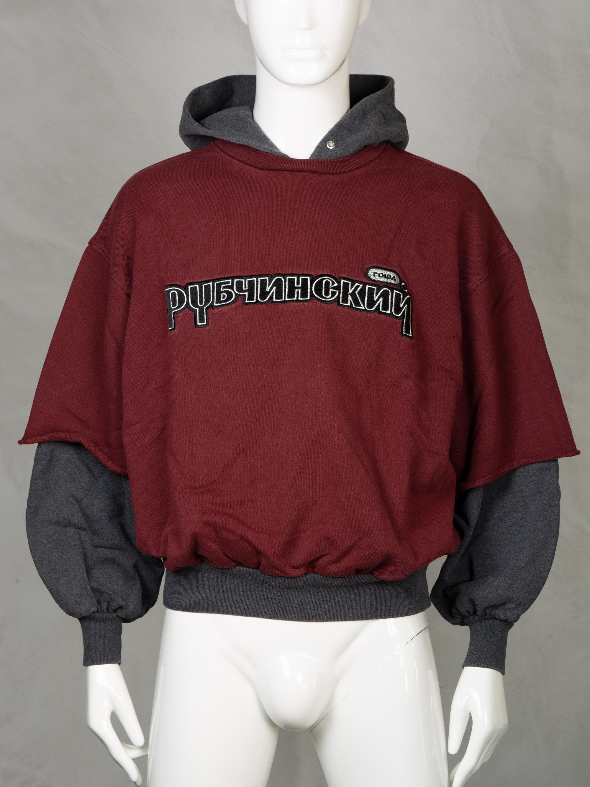 Gosha Rubchinskiy Combo Hoodie | Grailed