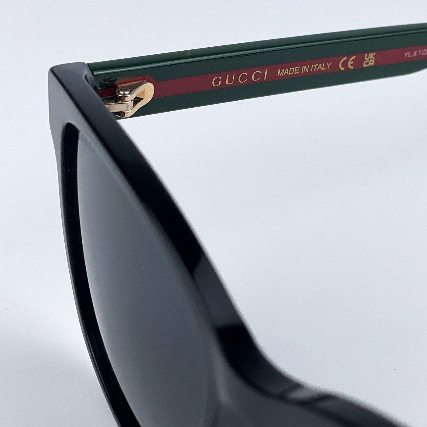 Gucci NEW GUCCI GG0417SK 001 Black Grey Gradient Square Sunglasses Size ONE SIZE - 4 Thumbnail