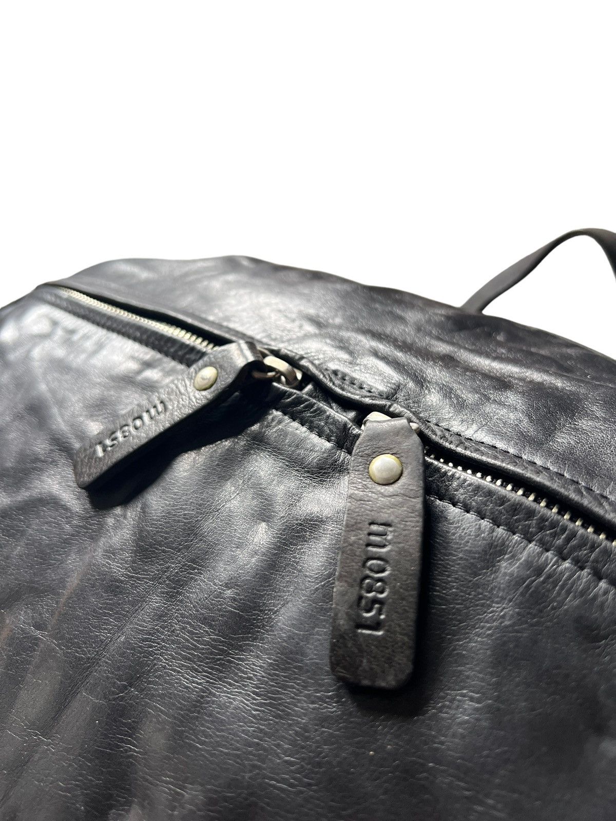 M0851 M0851 Leather Square Backpack Size ONE SIZE - 12 Thumbnail
