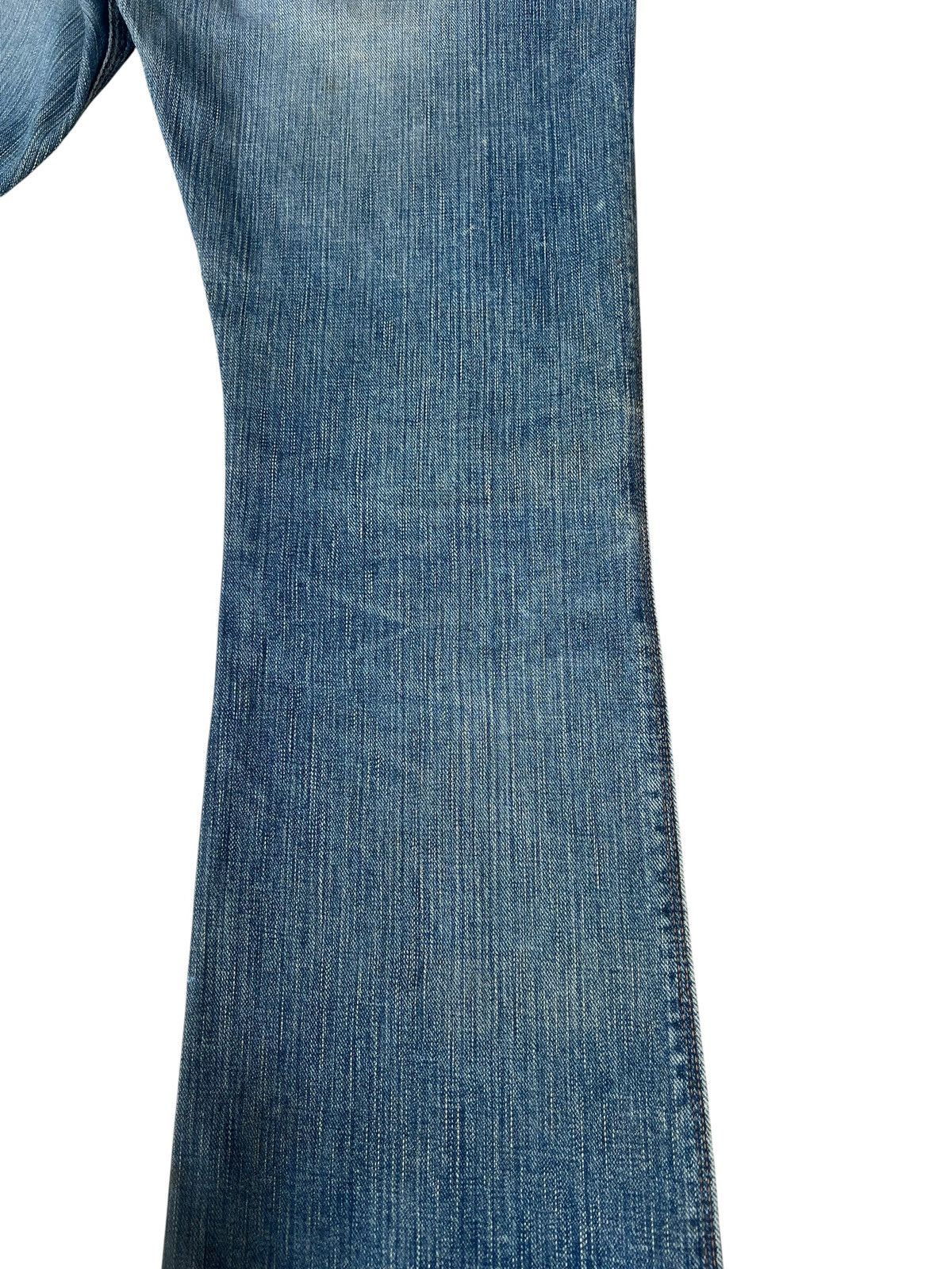 Beams Japan Vintage 90s Beams Japan Aging Dirty Mud Denim Flare Jeans Size US 32 / EU 48 - 18 Thumbnail