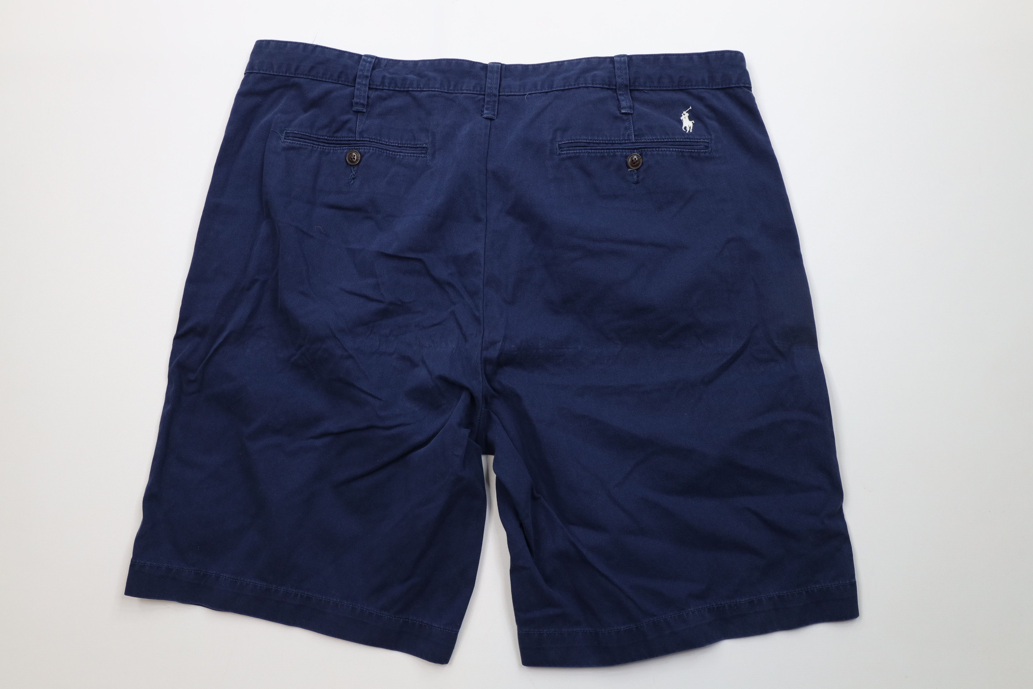 Ralph Lauren Vintage Ralph Lauren Fit Chino Shorts Navy Blue Cotton Size US 40 / EU 56 - 8 Thumbnail