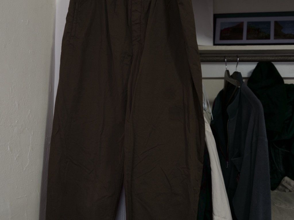 Lemaire Relaxed brown lounge pants Size US 32 / EU 48 - 2 Thumbnail