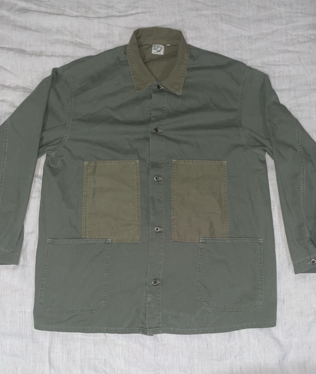 Orslow Herringbone Utility Coverall Jacket Size US XXL / EU 58 / 5 - 2 Thumbnail