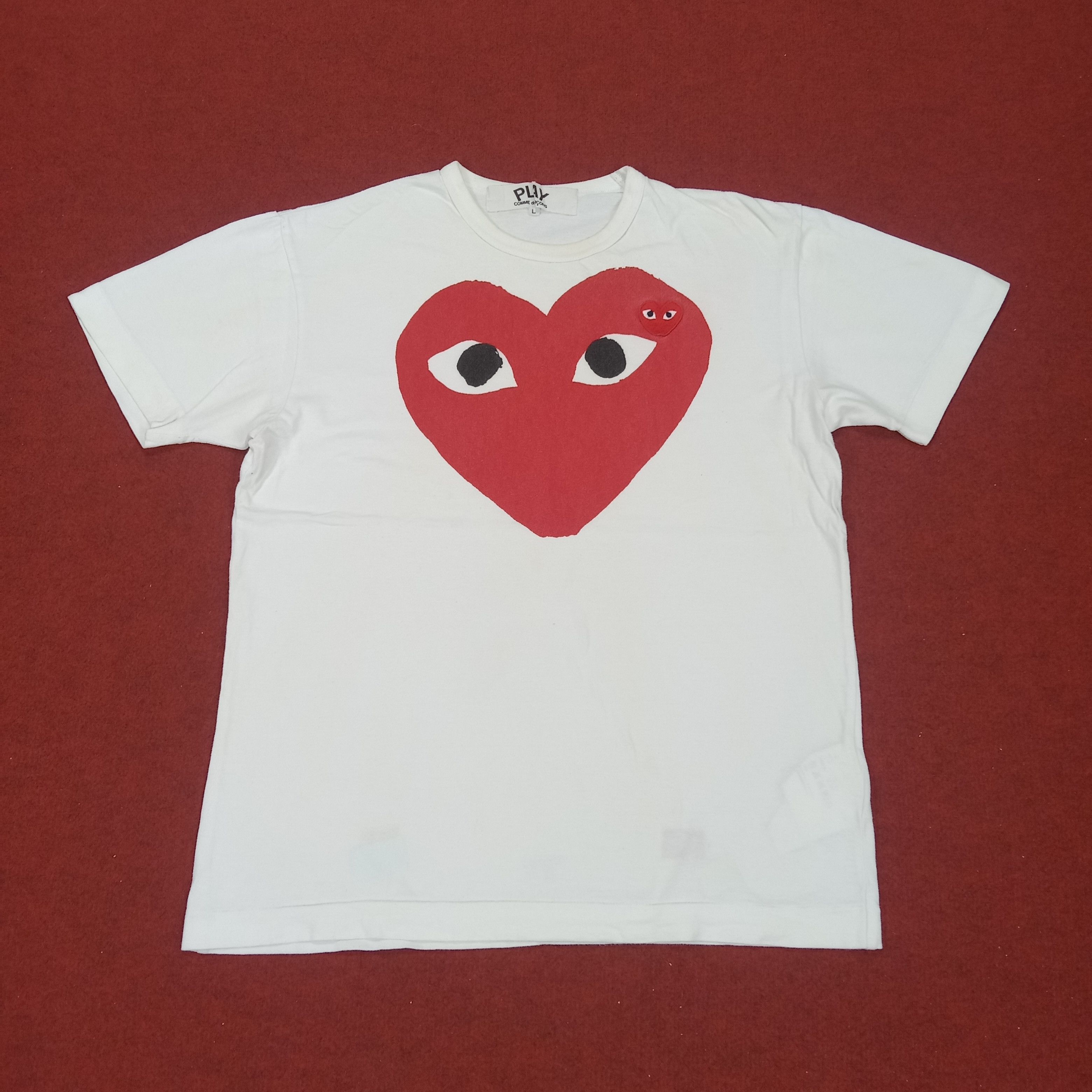 Comme shops Des Garcons Punk Chic Logo T-Shirt