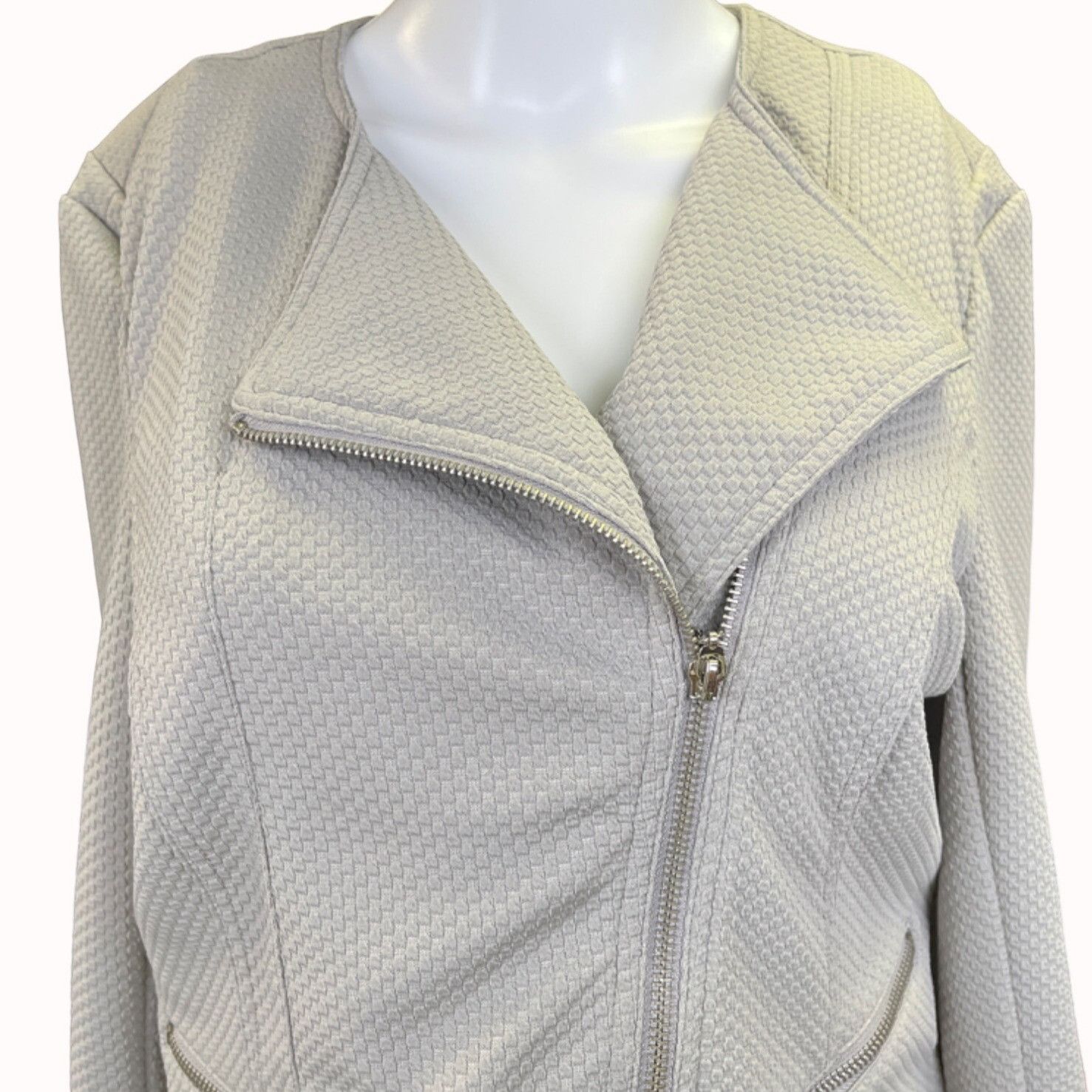 Other Baccini Women's Grey Jacket/Lightweight Size M SKU 5277 Size M / US 6-8 / IT 42-44 - 3 Thumbnail