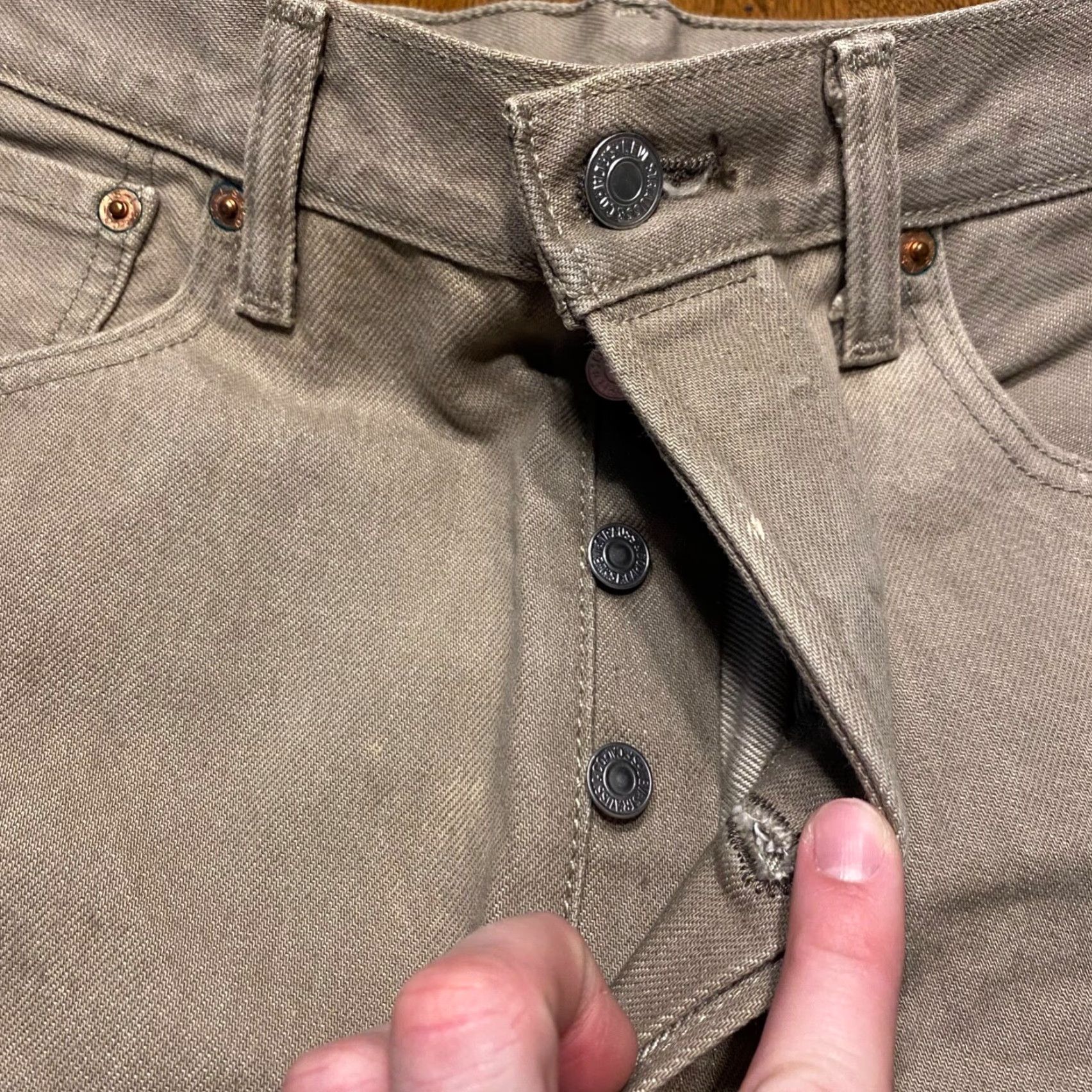 Levi's VINTAGE Levi's Jeans Men's 32x29 Straight Leg Cotton Brown Fall Spring Summer Winter Classic Outdoor Chic Size US 32 / EU 48 - 3 Thumbnail