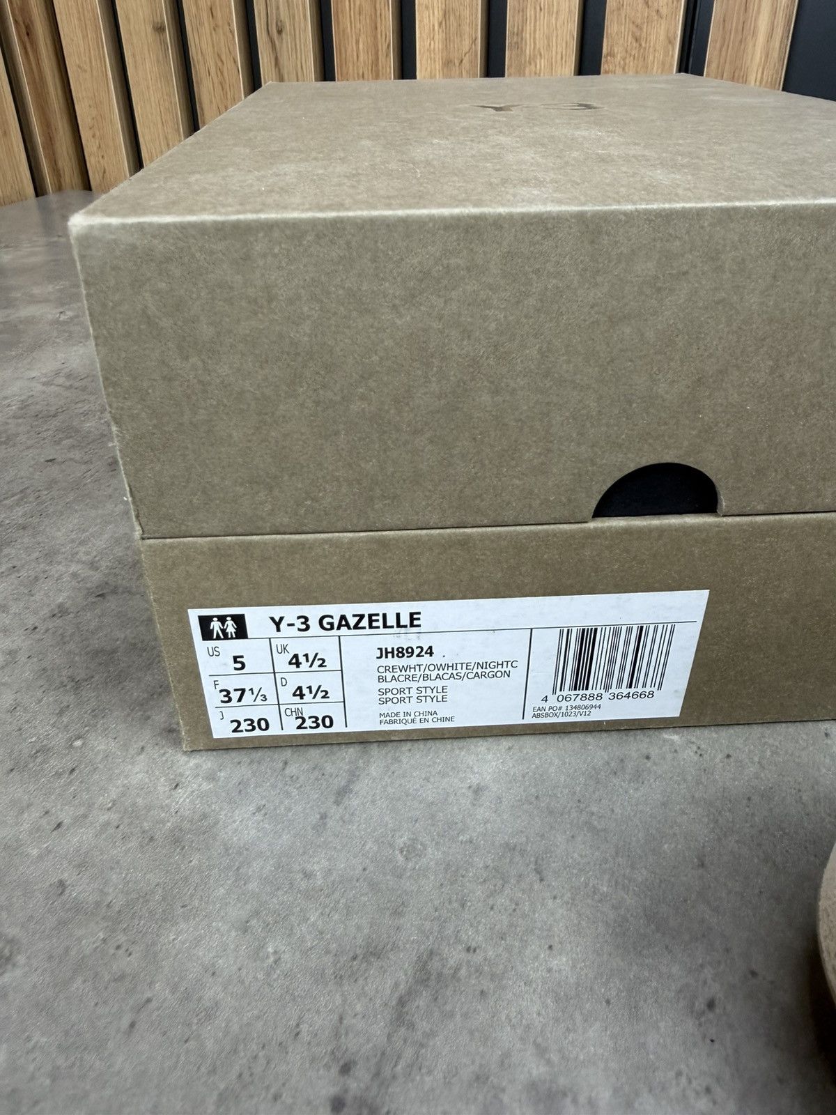 Adidas Adidas Y-3 Gazelle Cream White Sneakers Size 37 1/3 Size US 6.5 / IT 36.5 - 12 Thumbnail