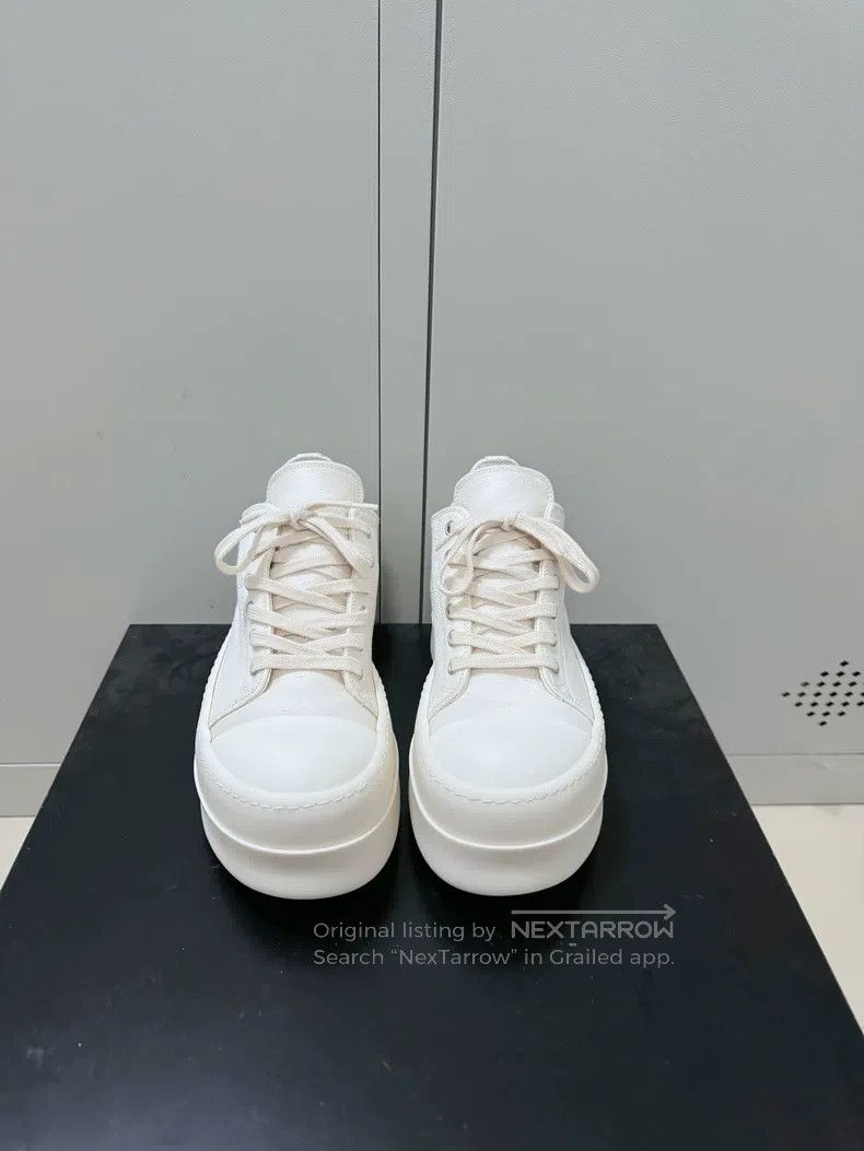 Rick Owens Rick Owens Top-tier thick sole ivory milk Converse Size US 5.5 / EU 38 - 2 Thumbnail