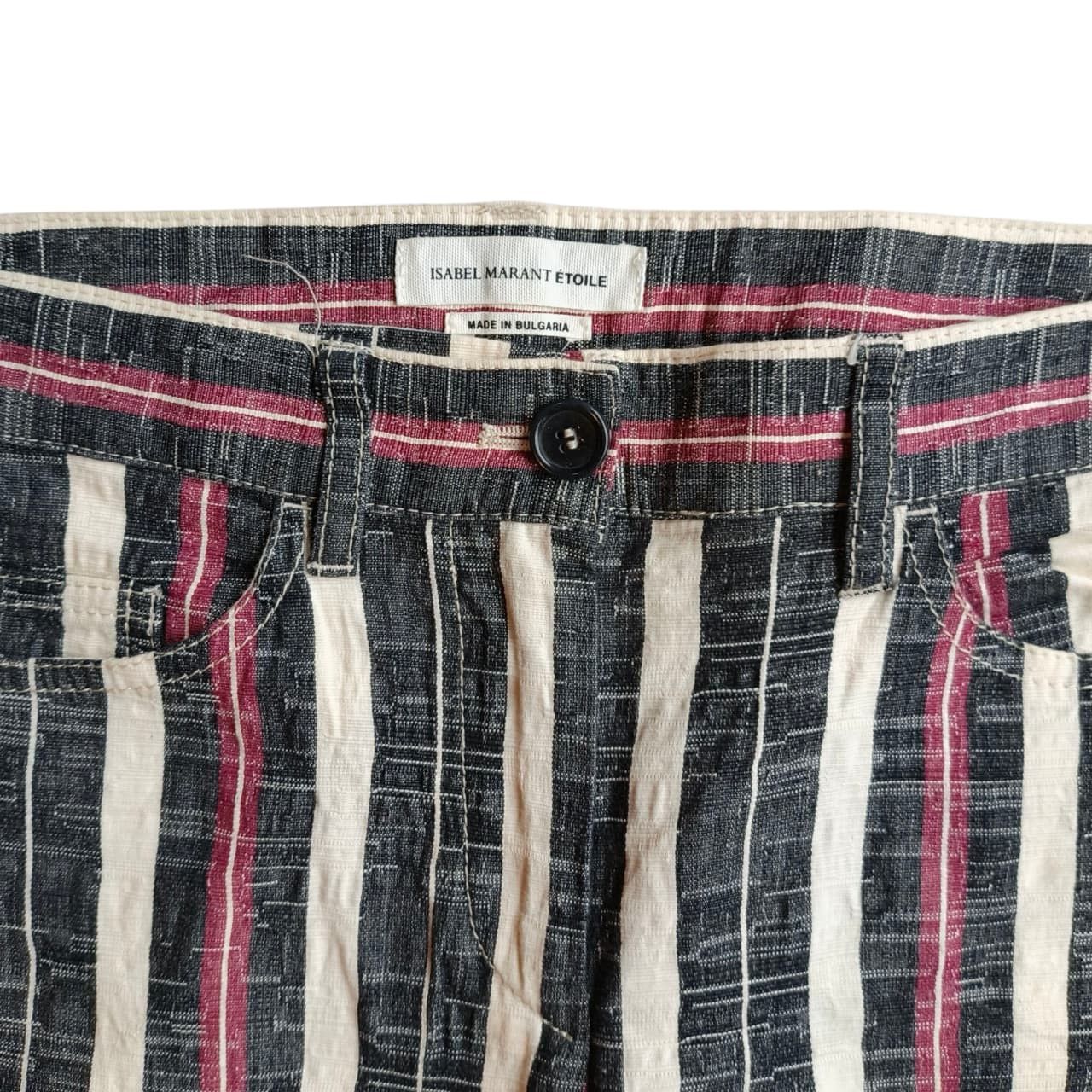 Isabel Marant Etoile ISABEL MARANT ETOILE Jacob Striped Ankle Pants Size 38" / US 16 / IT 52 - 5 Thumbnail
