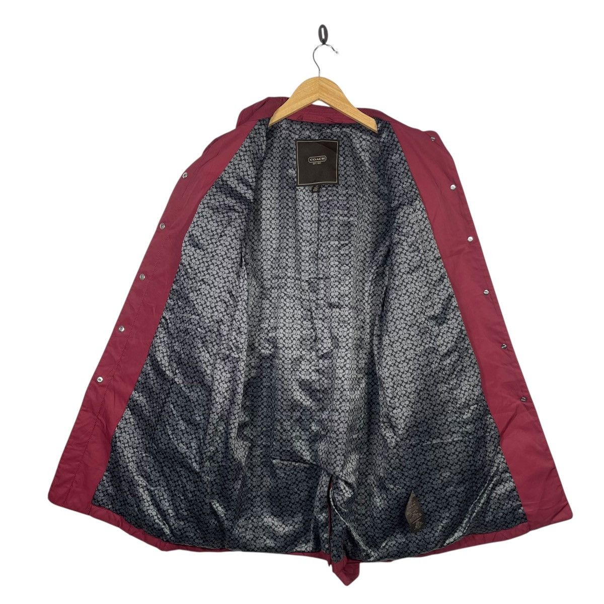 Coach Coach Quilted Jacket Red Belted Coat Women Signature Lining Size S / US 4 / IT 40 - 5 Thumbnail