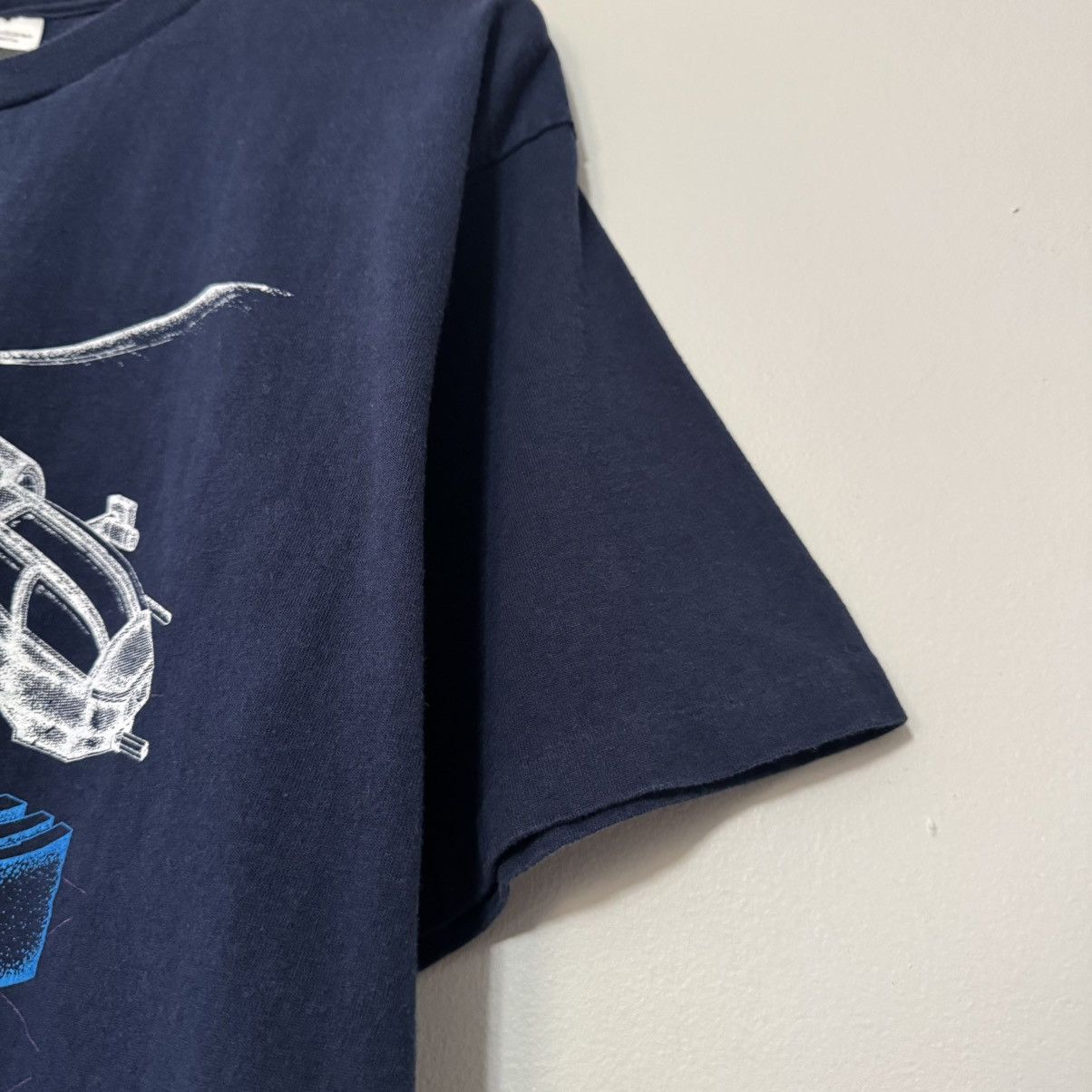 Vintage VINTAGE 90s NAS GLENVIEW APACHE HELICOPTER BLUEPRINT SHIRT Size US XL / EU 56 / 4 - 5 Thumbnail