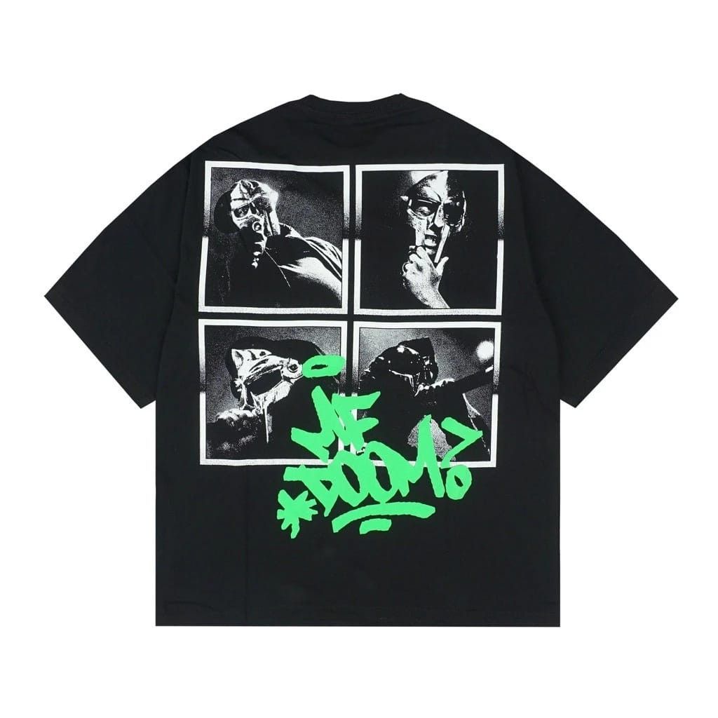 MF Doom × Rap Tees MF Doom Tee Mask Black Size US L / EU 52-54 / 3 - 2 Thumbnail