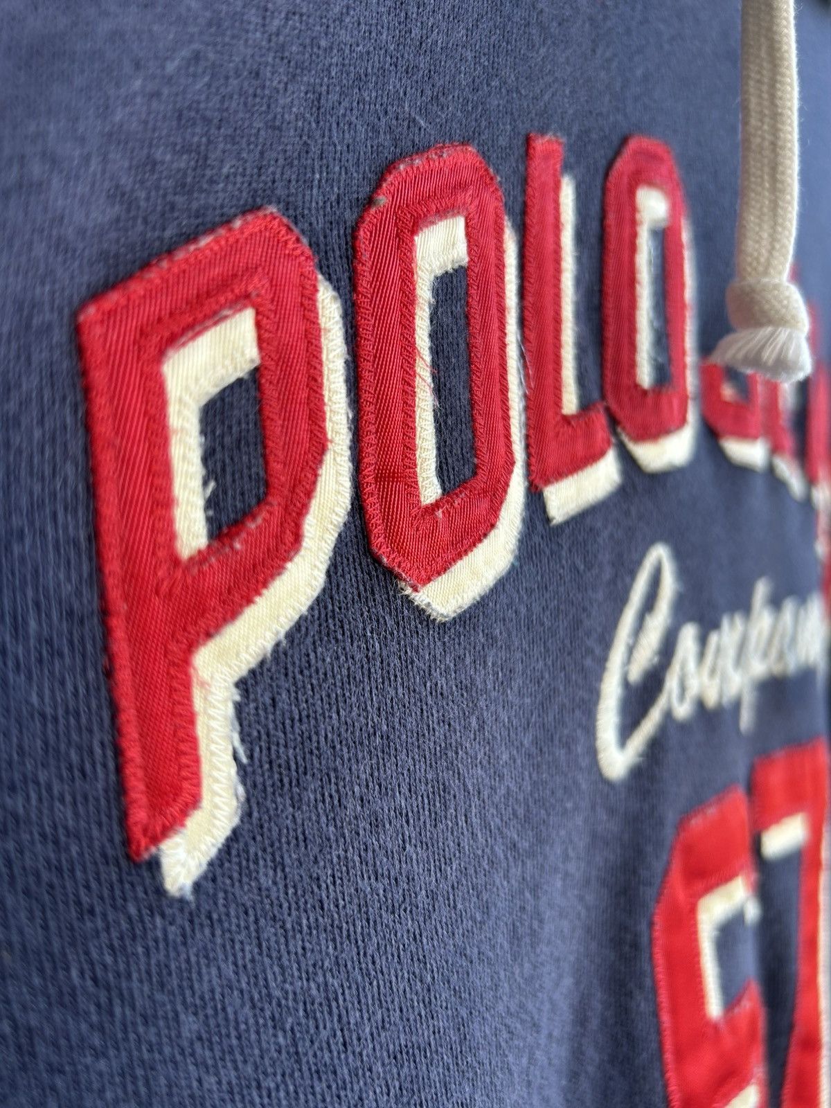 Polo Ralph Lauren × Ralph Lauren × Vintage Polo Jeans Company Sunfaded Hoodie Size US L / EU 52-54 / 3 - 3 Thumbnail