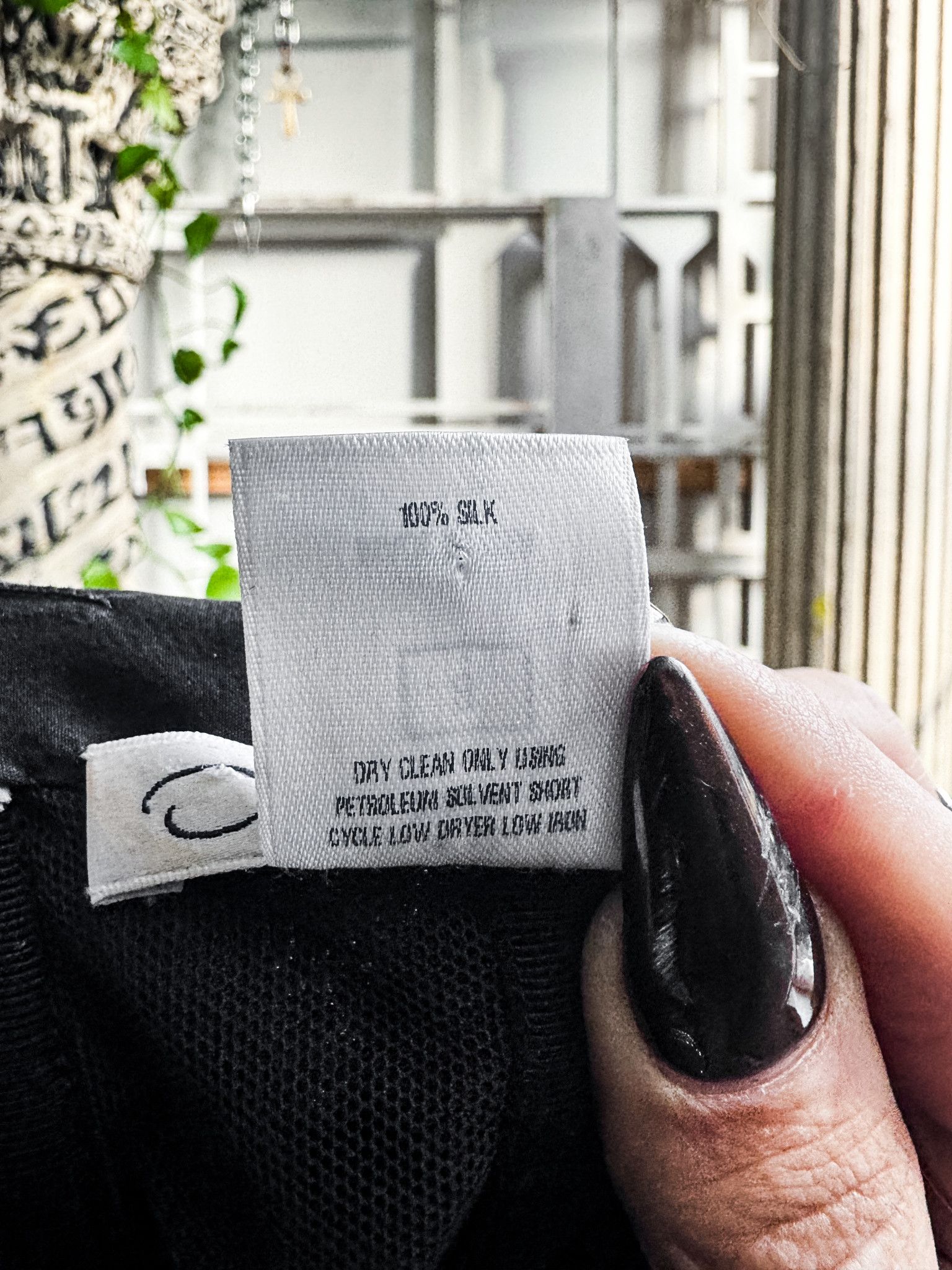 Oscar De La Renta Vintage Oscar de la Renta 100% Silk Black Gown Size M / US 6-8 / IT 42-44 - 6 Thumbnail