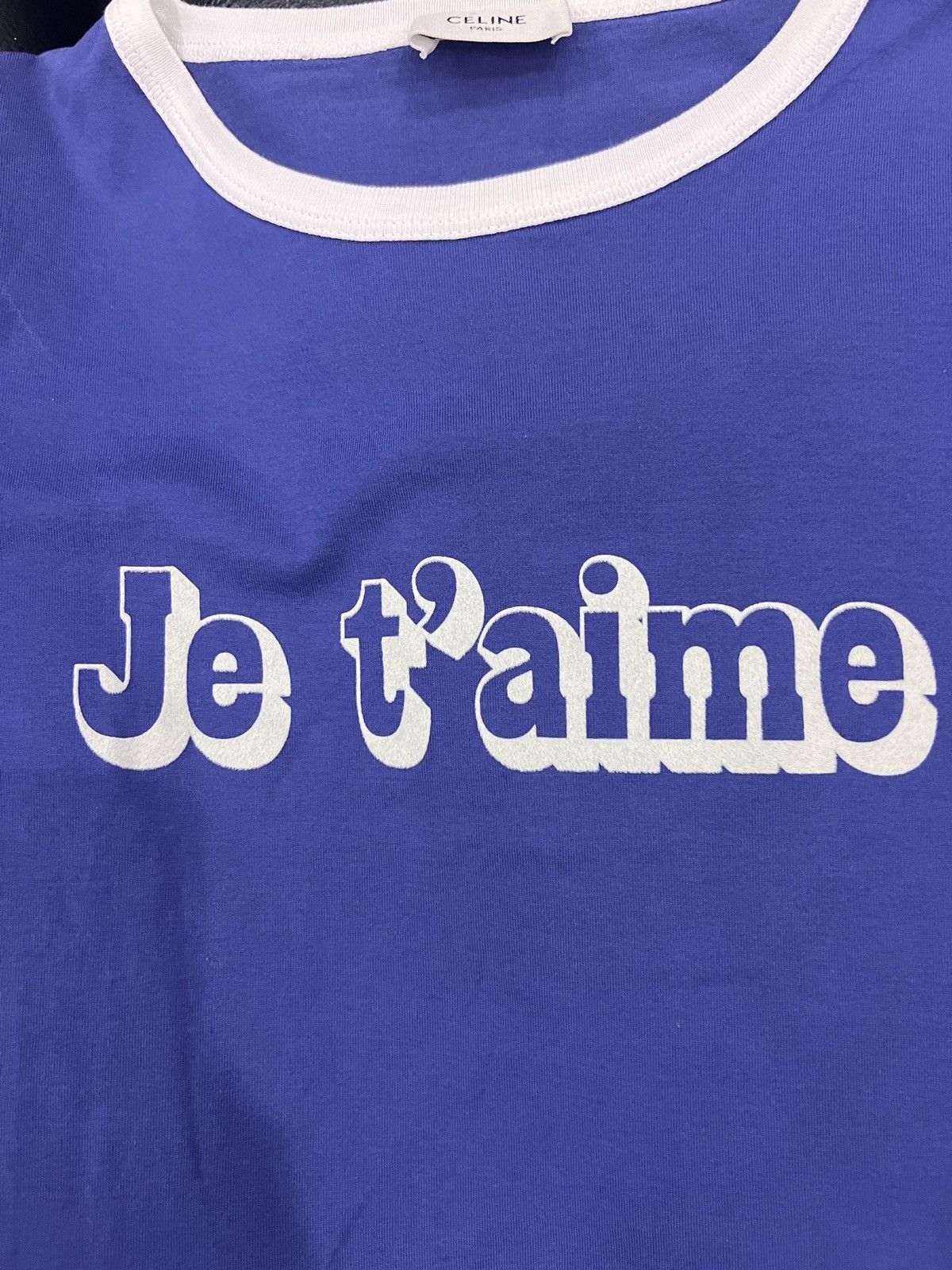 Celine Celine “Je t’aime” Colorblock T-Shirt Size M / US 6-8 / IT 42-44 - 6 Thumbnail