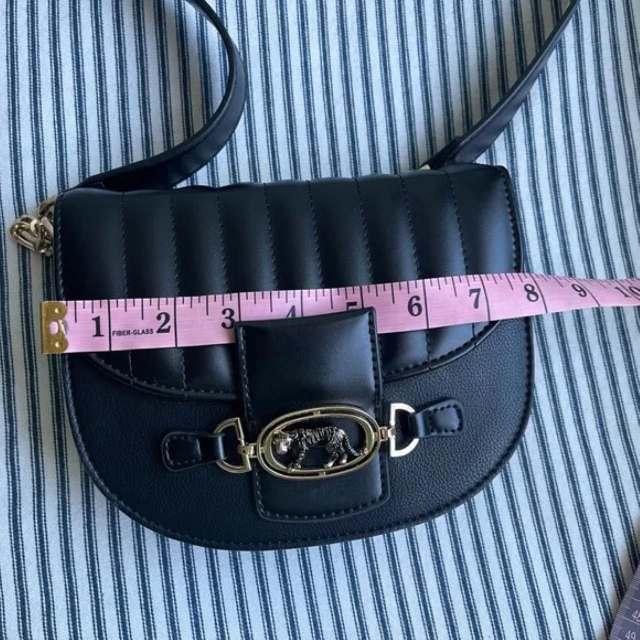 Topshop Topshop - Black leather crossbody bag Size ONE SIZE - 3 Thumbnail