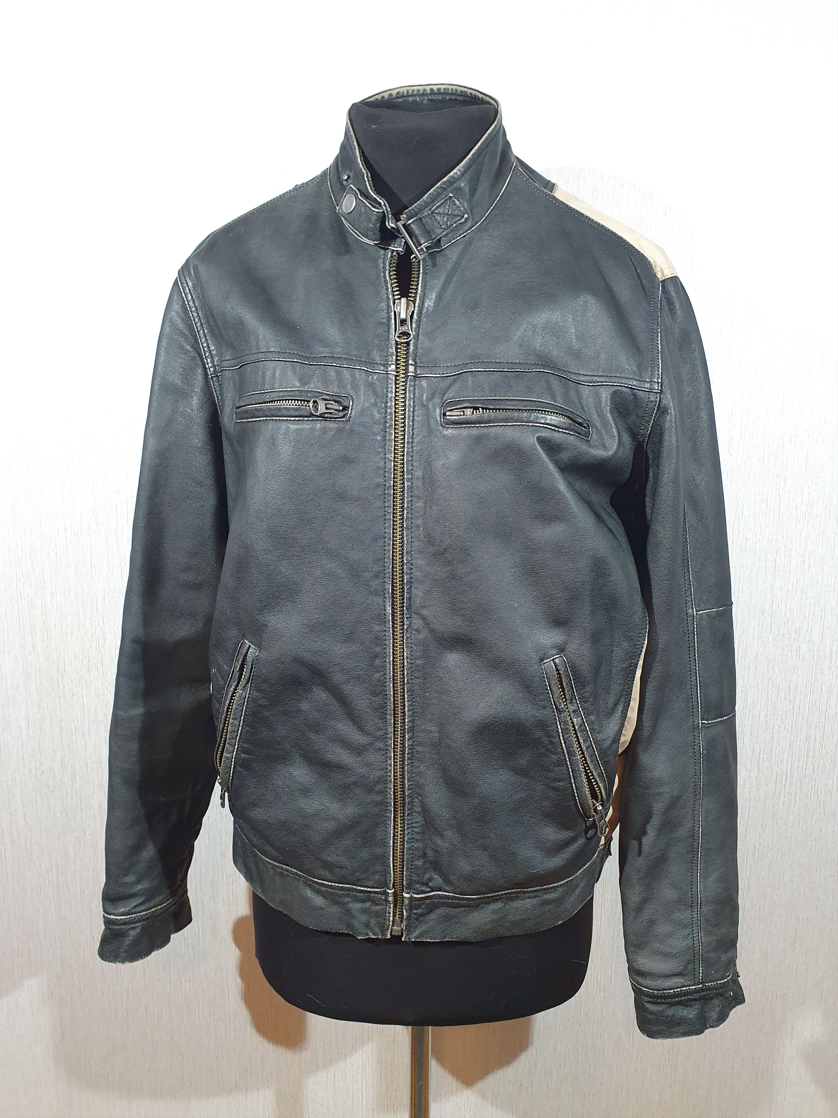 Angelo Litrico leather jacket Size US L / EU 52-54 / 3 - 1 Thumbnail