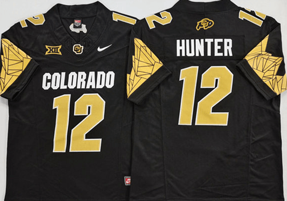 Other Colorado Buffaloes #12 Travis Hunter Black With XII 2025 Size US XL / EU 56 / 4 - 1 Thumbnail