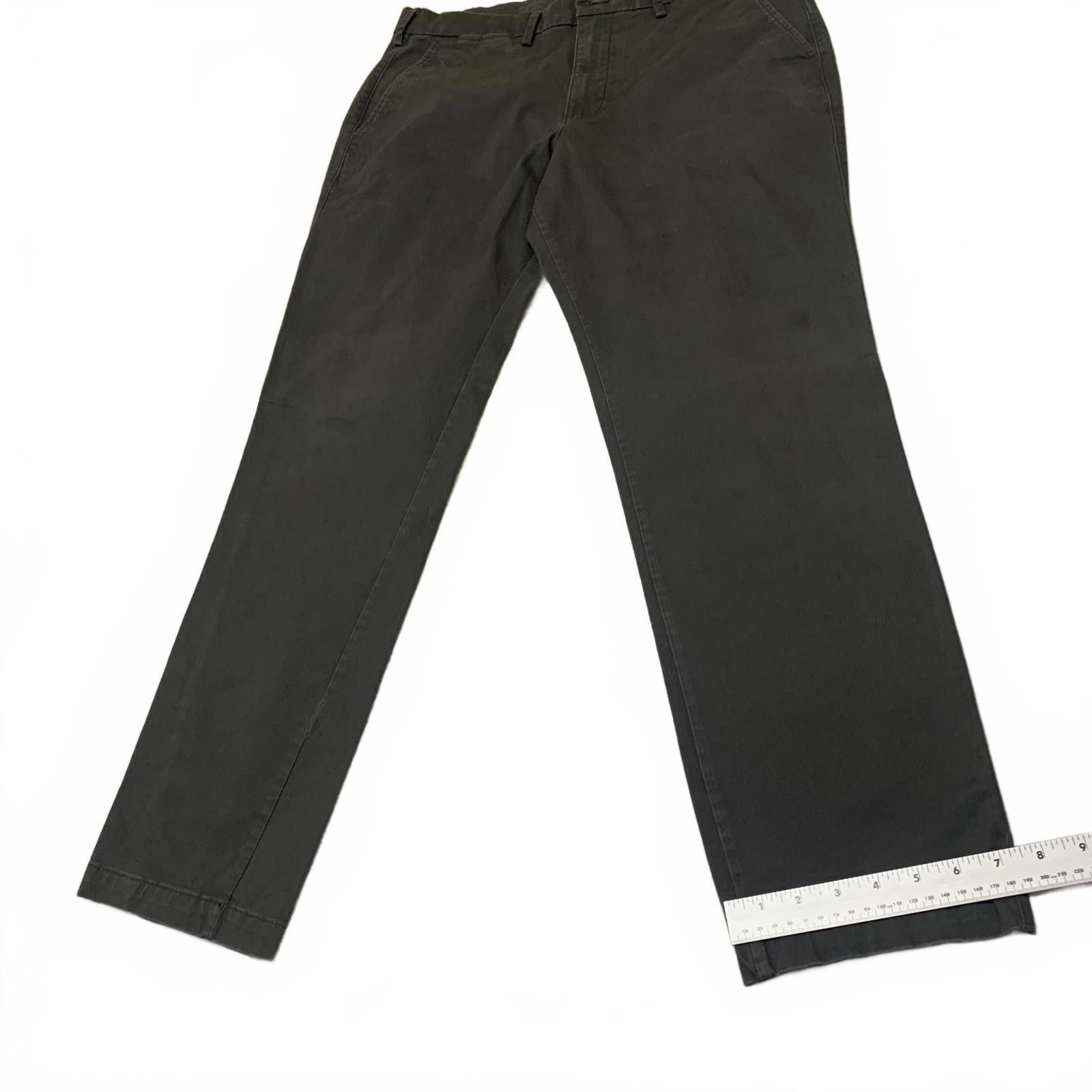 Gap Gap Men's Size 36x32 Charcoal Khaki Slim Casual Pants Size US 36 / EU 52 - 3 Thumbnail