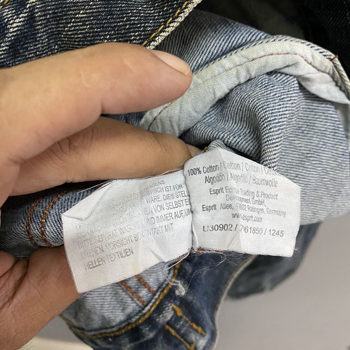 Levi's Vintage Clothing Esprit Trucker Jeans Jacket Size US M / EU 48-50 / 2 - 9 Thumbnail