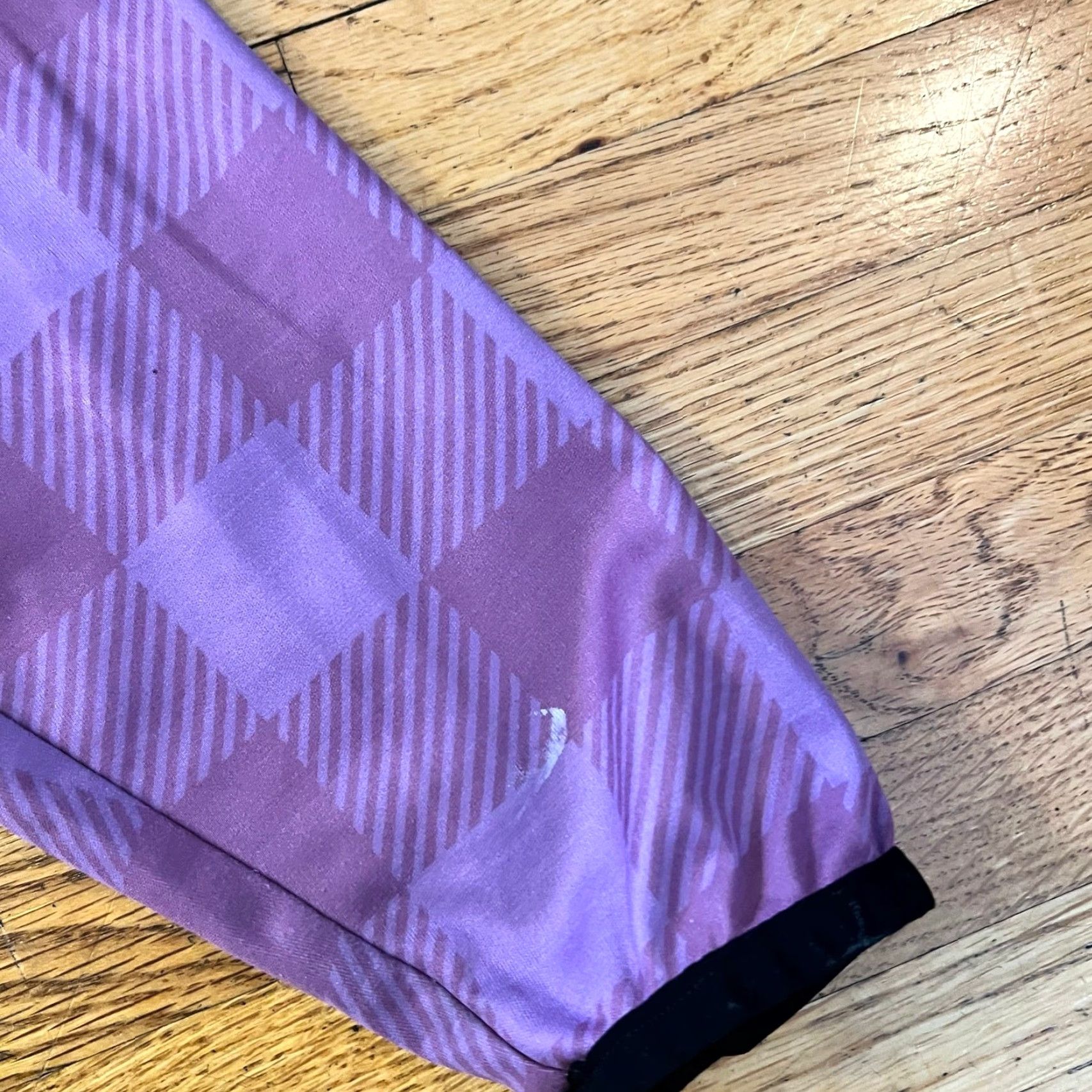 Vintage Podium wear Jacket Womens XL Purple Plaid Zip Up Jersey Pocket Cycle Shirt Size XL / US 12-14 / IT 48-50 - 3 Thumbnail