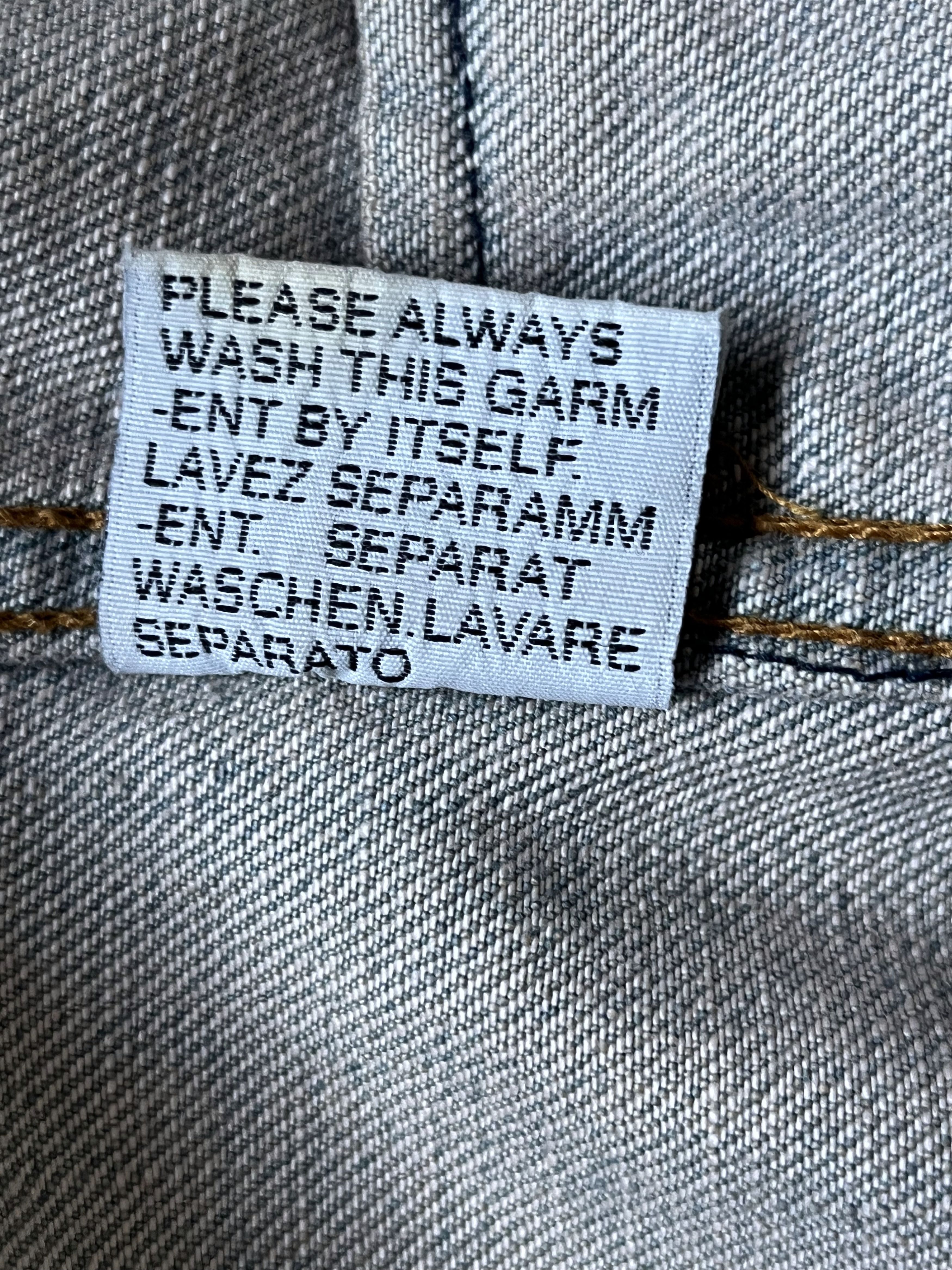 Dior Dior Homme SS04 Bleu Claire Waxed Denim Jacket Size US S / EU 44-46 / 1 - 6 Thumbnail