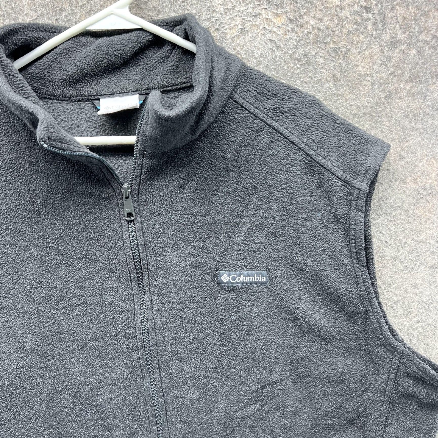 Vintage Columbia Vest Mens 2XL Gray Fleece Full Zip Stand Collar Outdoor Hiking Size US XXL / EU 58 / 5 - 6 Thumbnail