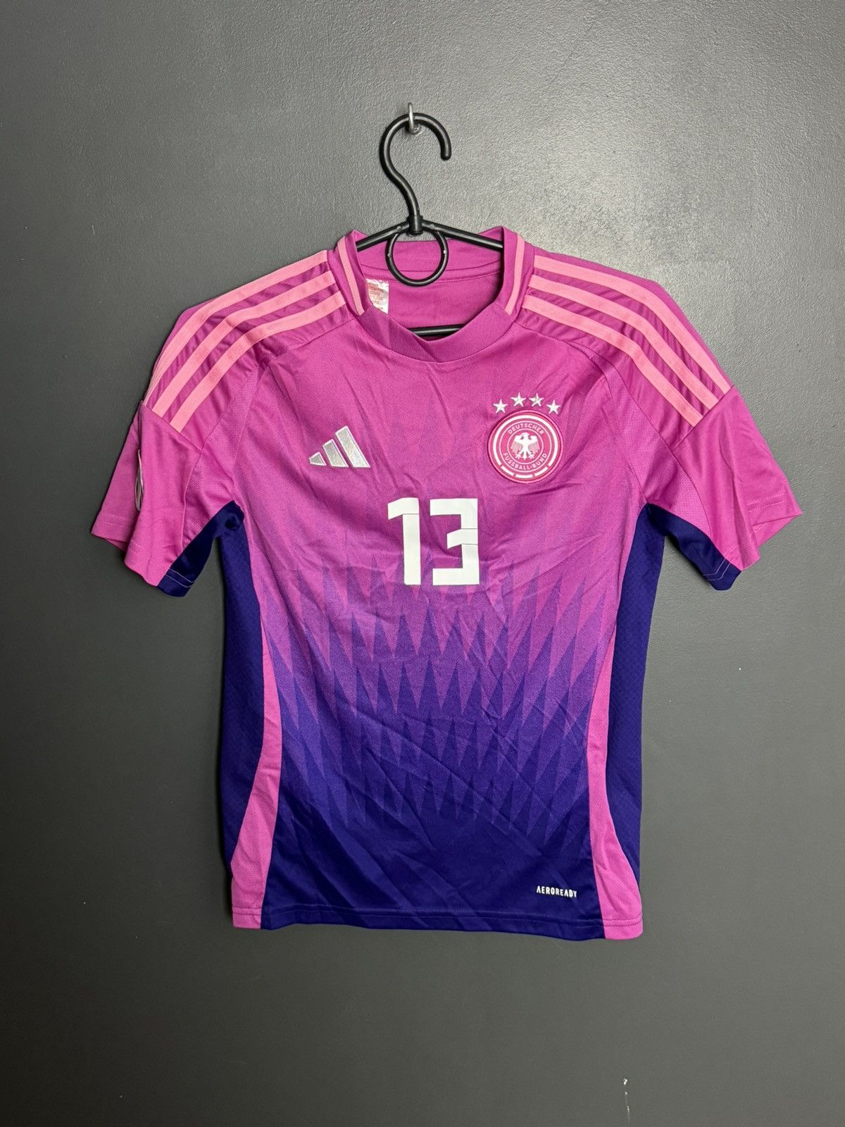 Adidas KIDS Germany 2024 Away Muller Football Jersey T-Shirt Size US S / EU 44-46 / 1 - 2 Thumbnail