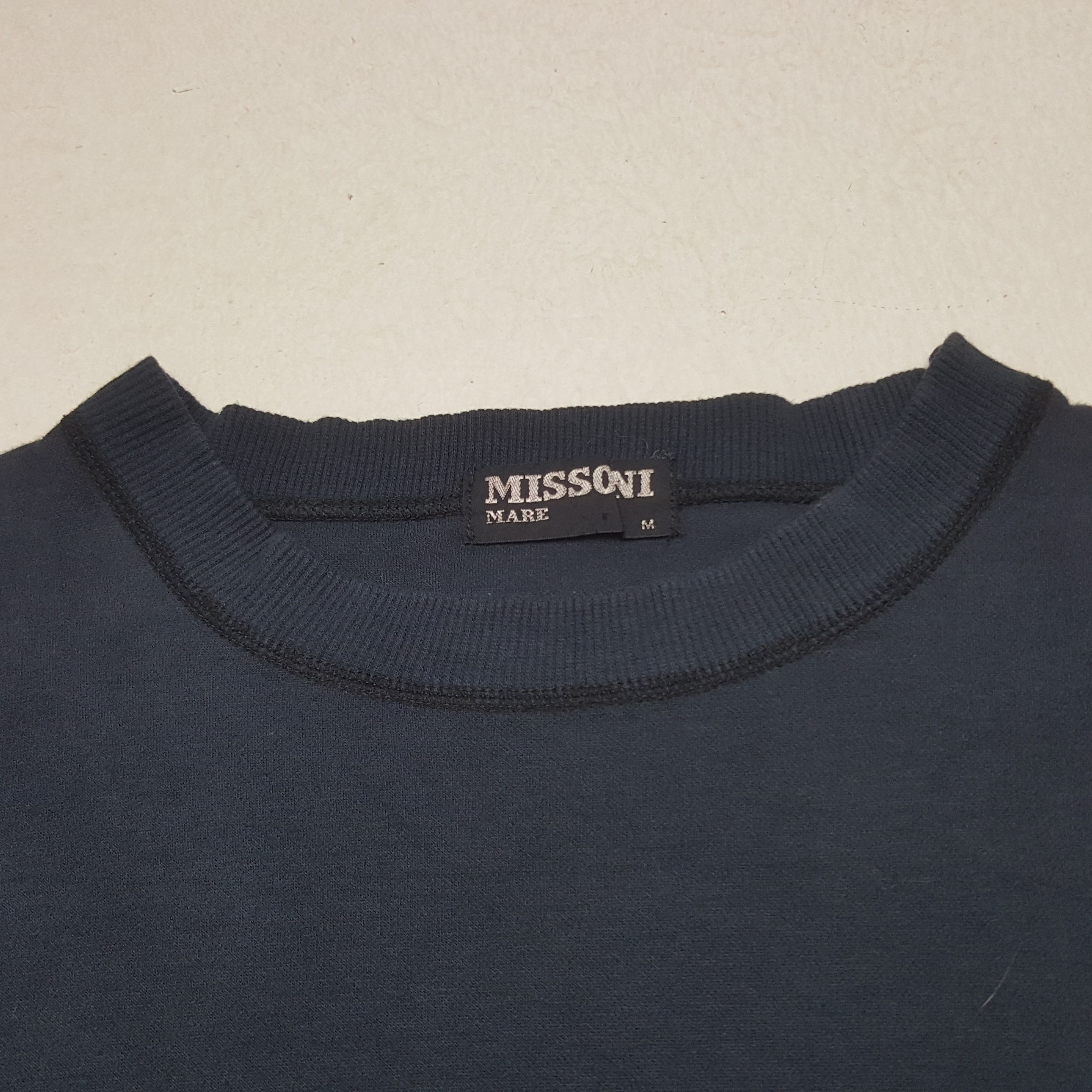 Designer × Missoni × Vintage Vintage Missoni Mare Italian Brand Sweatshirt Size US L / EU 52-54 / 3 - 4 Thumbnail
