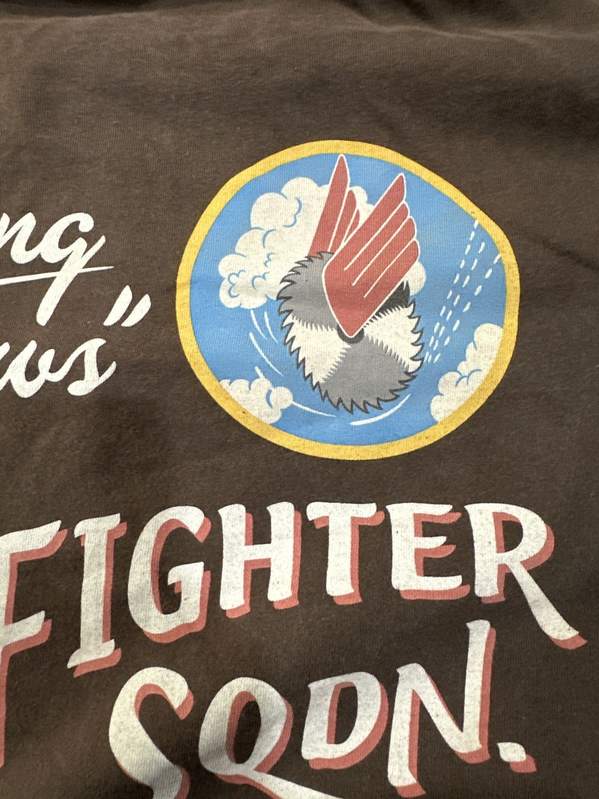 Buzz Rickson's Vintage 41st Fighter Sqdn Faded Tee Size US L / EU 52-54 / 3 - 5 Thumbnail