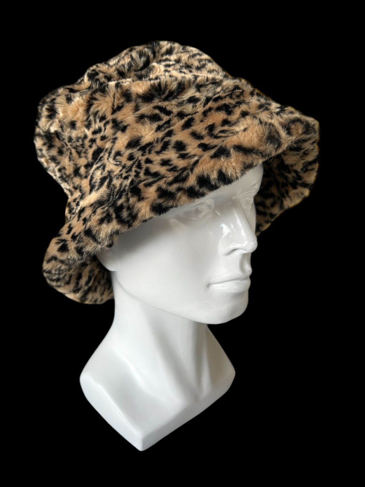 Japanese Brand × Kapital × Vintage Vintage Leopard Fur Bucket Hats Rare Style Size ONE SIZE - 3 Thumbnail