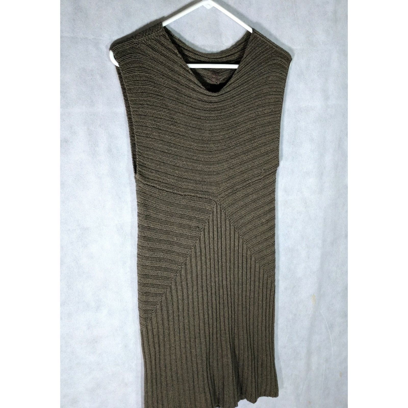 Rick Owens VINTAGE Rick Owens FW11 Limo Alpaca Ribbed Long Tunic Size Small Drkdust Women Sweater Tunic DARK DUST S Size S / US 4 / IT 40 - 2 Thumbnail