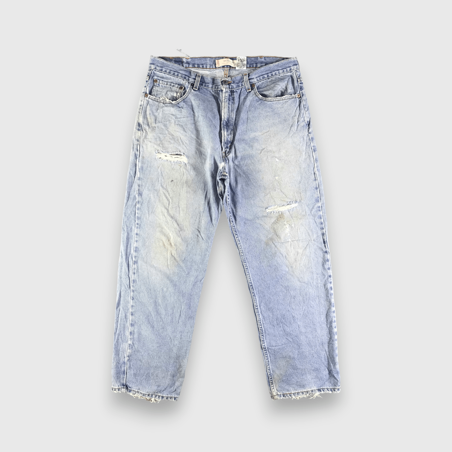 Levi's Vintage Light Wash Levis 550 Jeans-J3347 Size US 37 - 1 Thumbnail